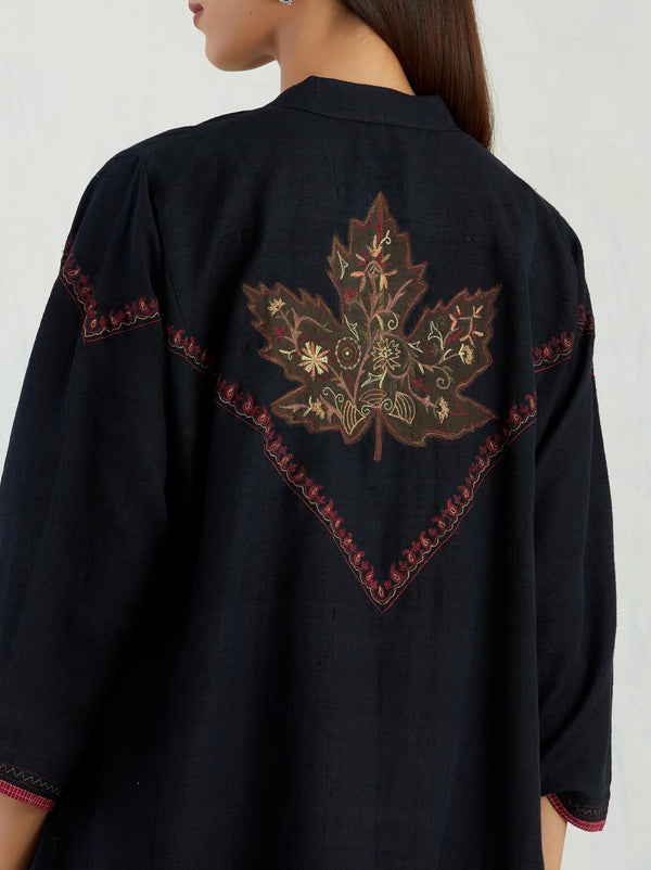 Chinar Black Kurta Set