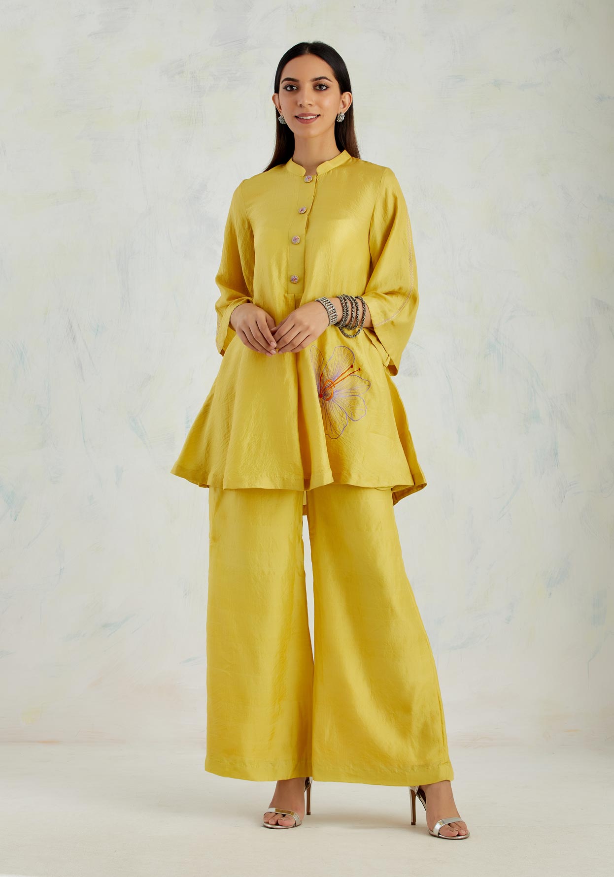 Zafran Yellow Kurta Set