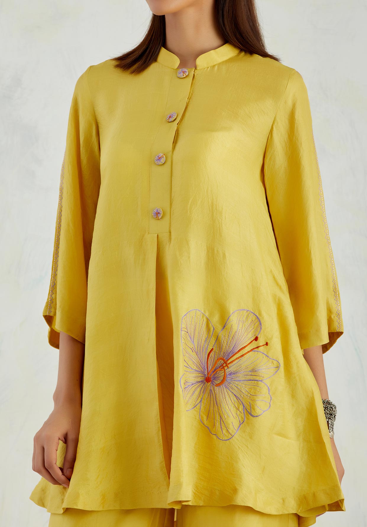 Zafran Yellow Kurta Set