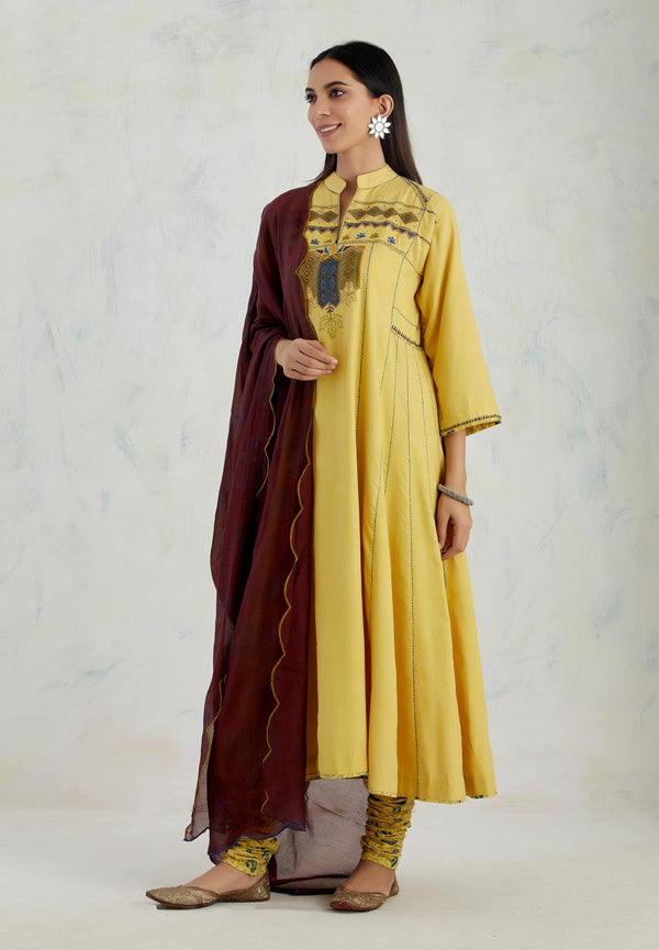 Yellow Gujjar Kurta Set