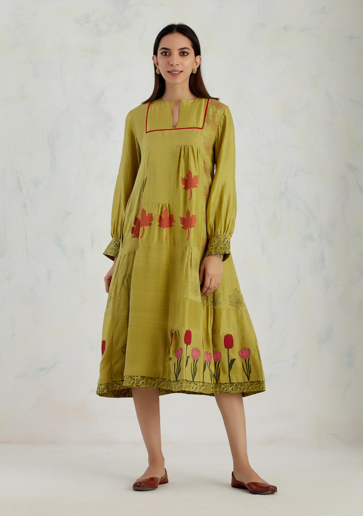 Autumn Chinar Dress
