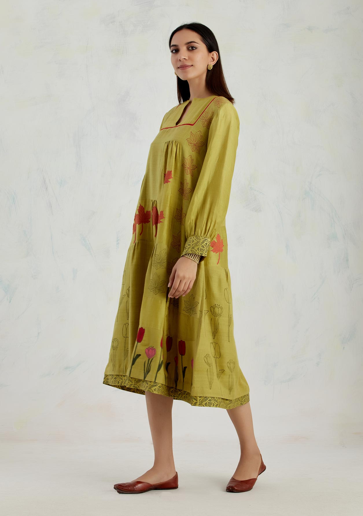 Autumn Chinar Dress