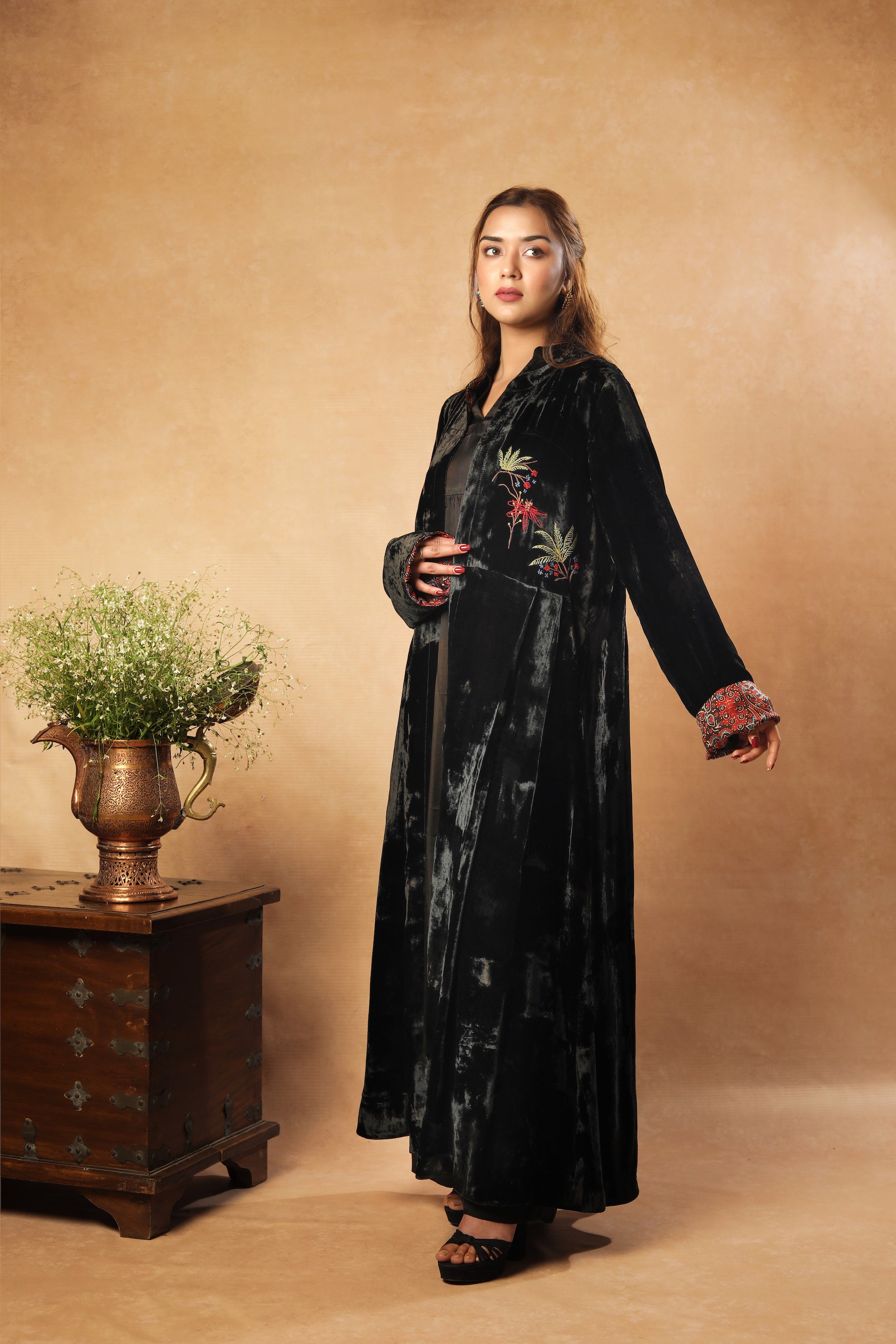 Black Diamond Duster Coat