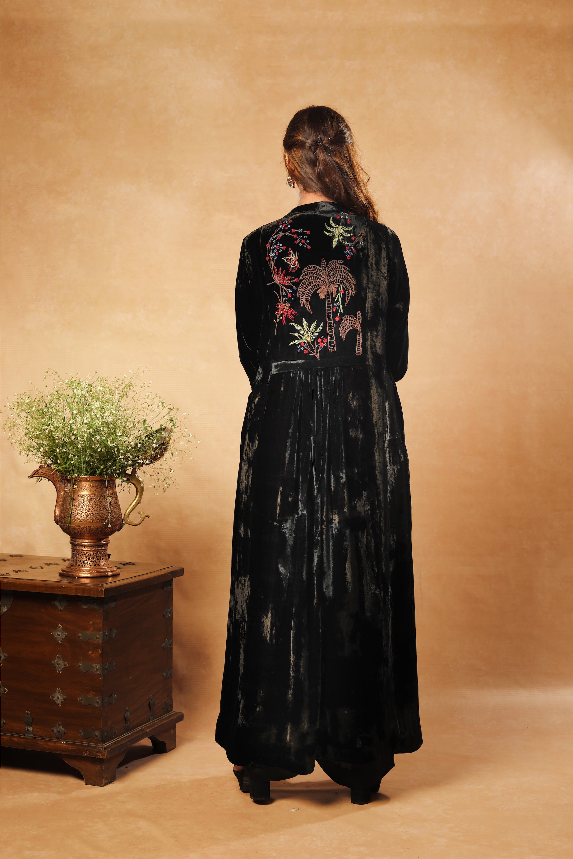 Black Diamond Duster Coat