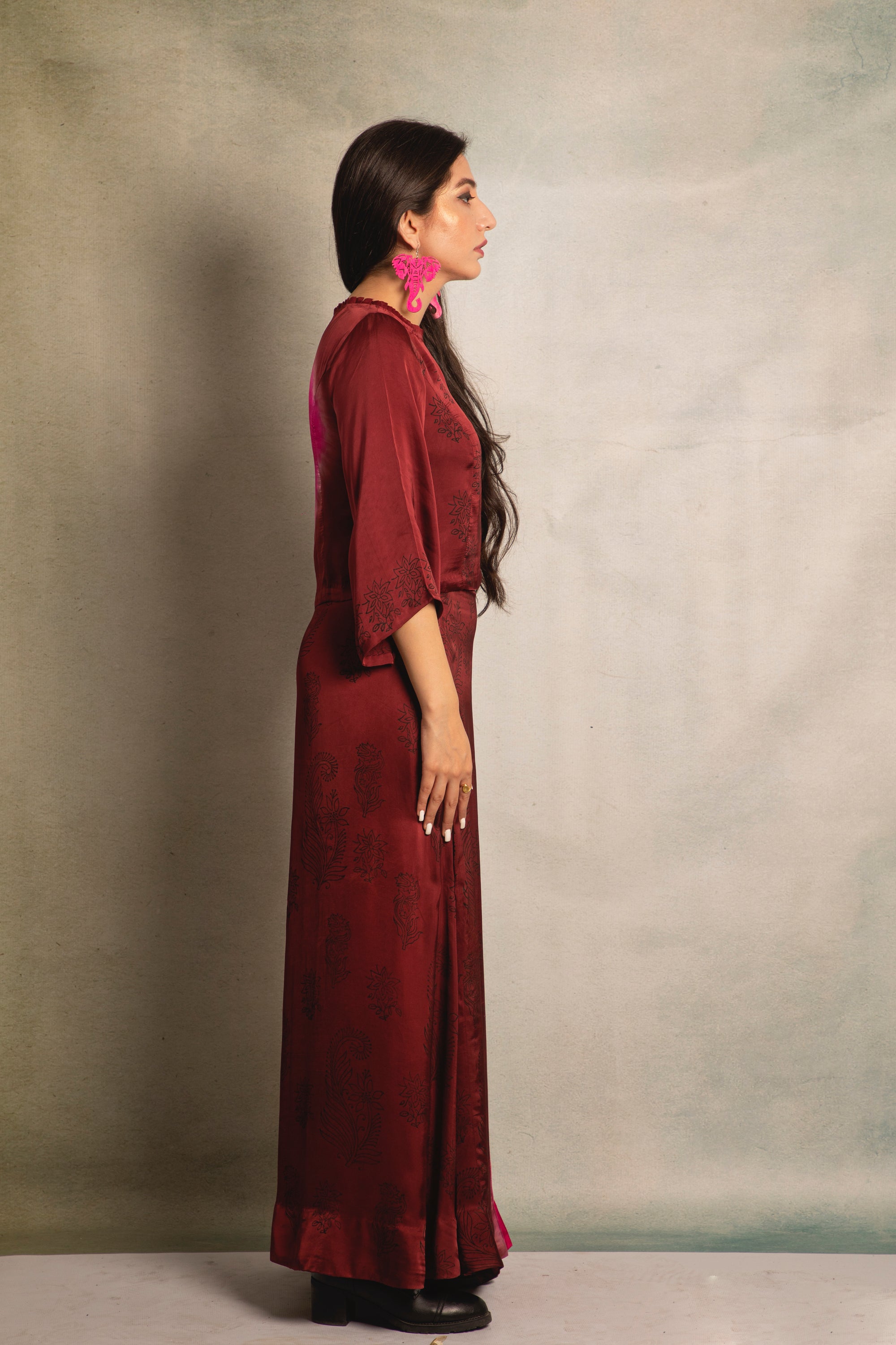 Hot Pink Mazist Skirt with Top