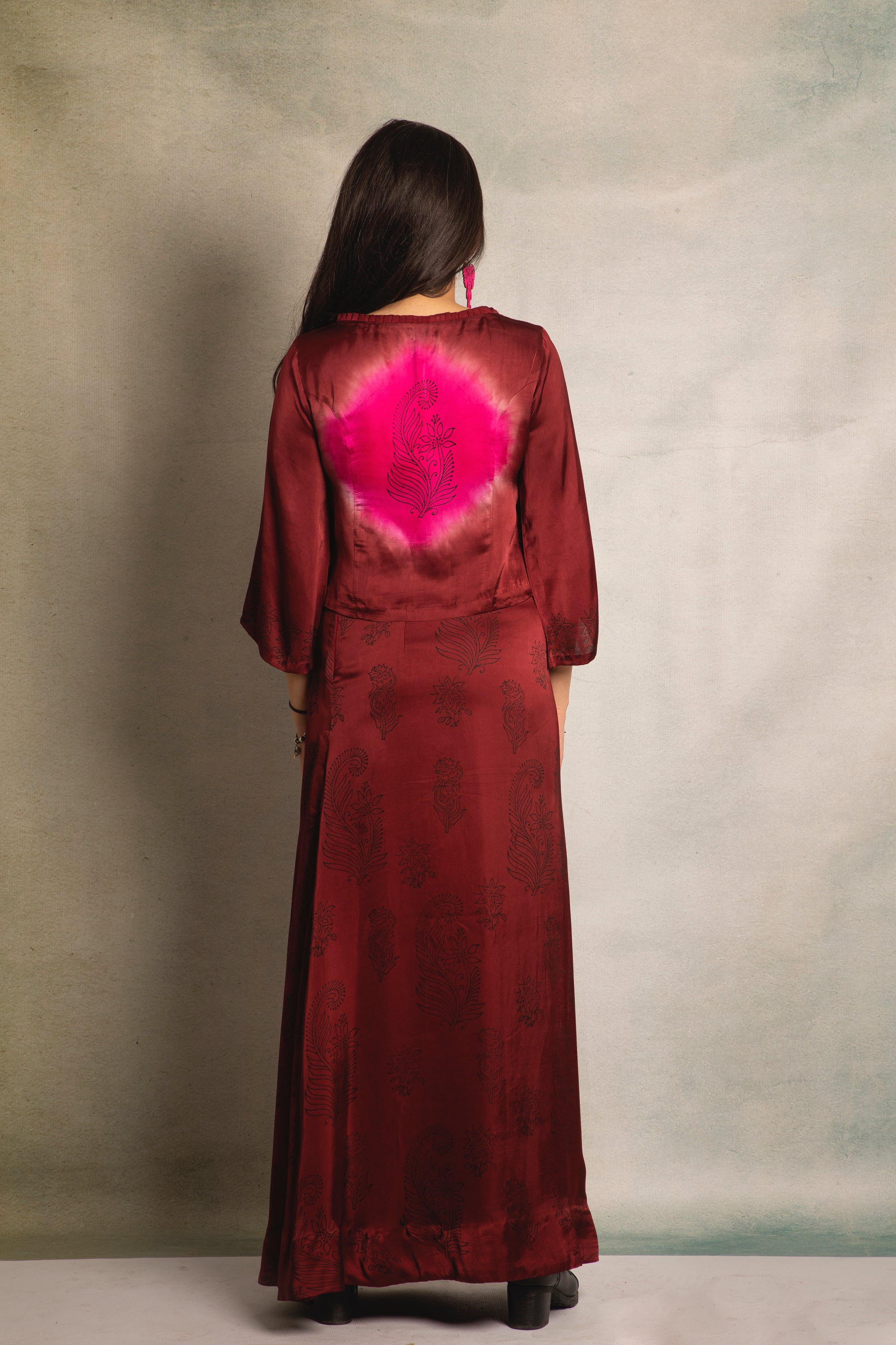 Hot Pink Mazist Skirt with Top