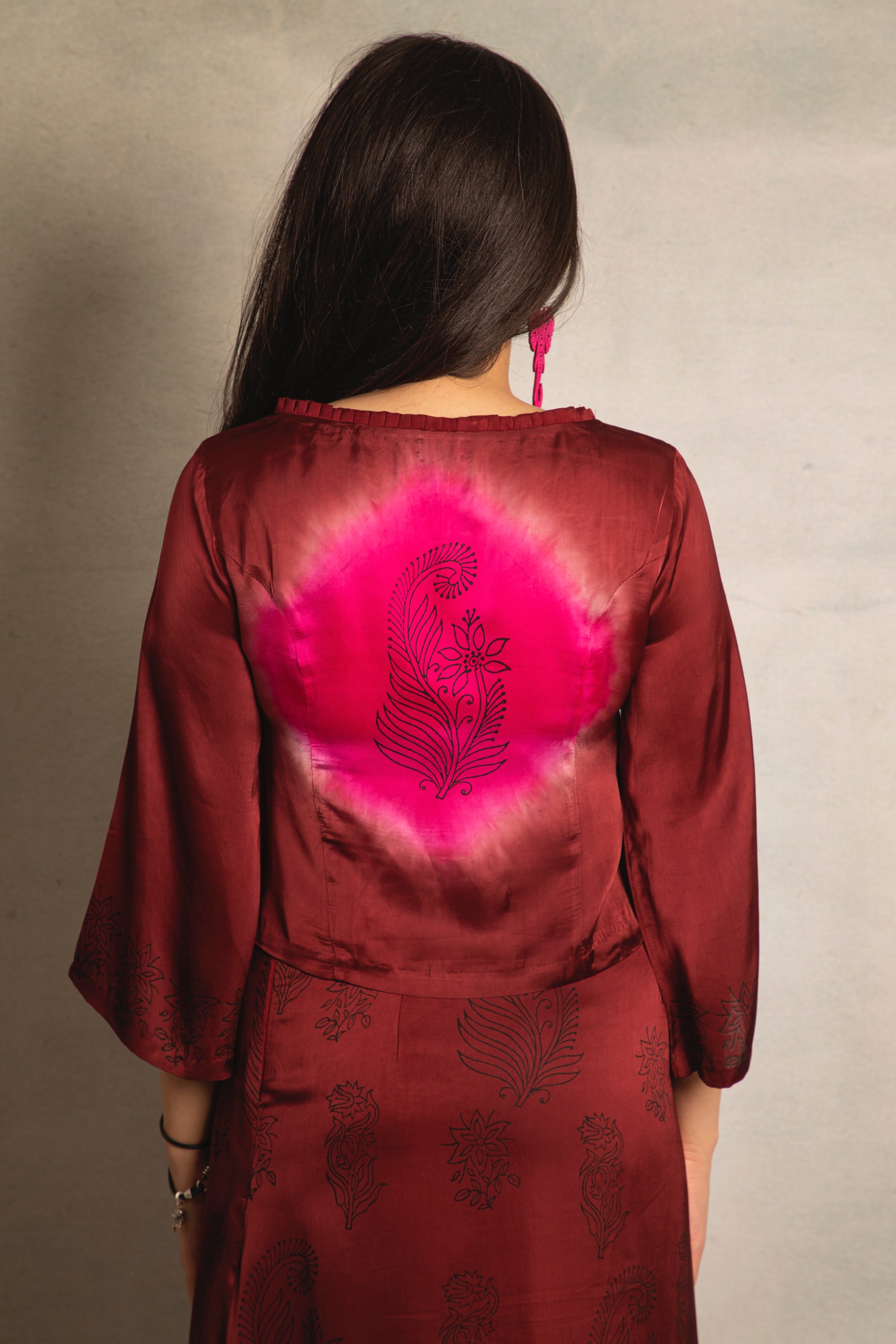 Hot Pink Mazist Skirt with Top