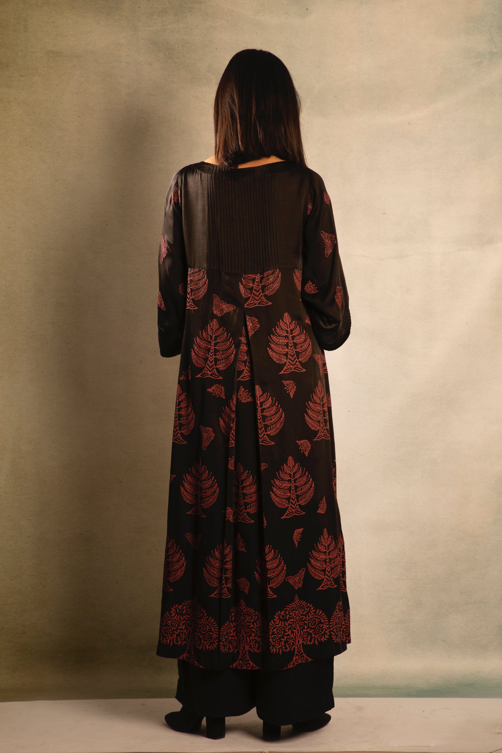 Black Moon Embroidered Tunic