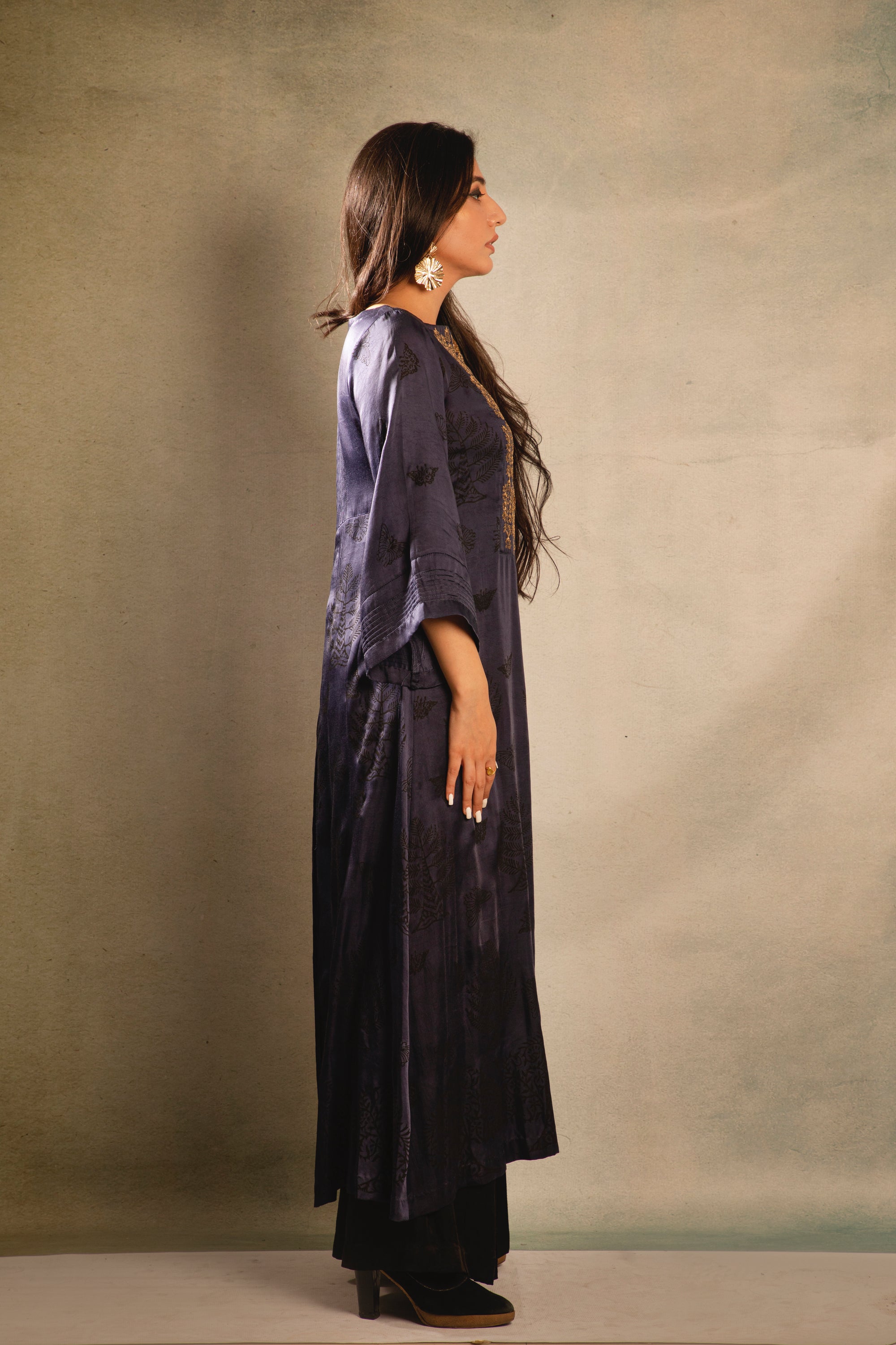 Indigo Moon Embroidered Tunic