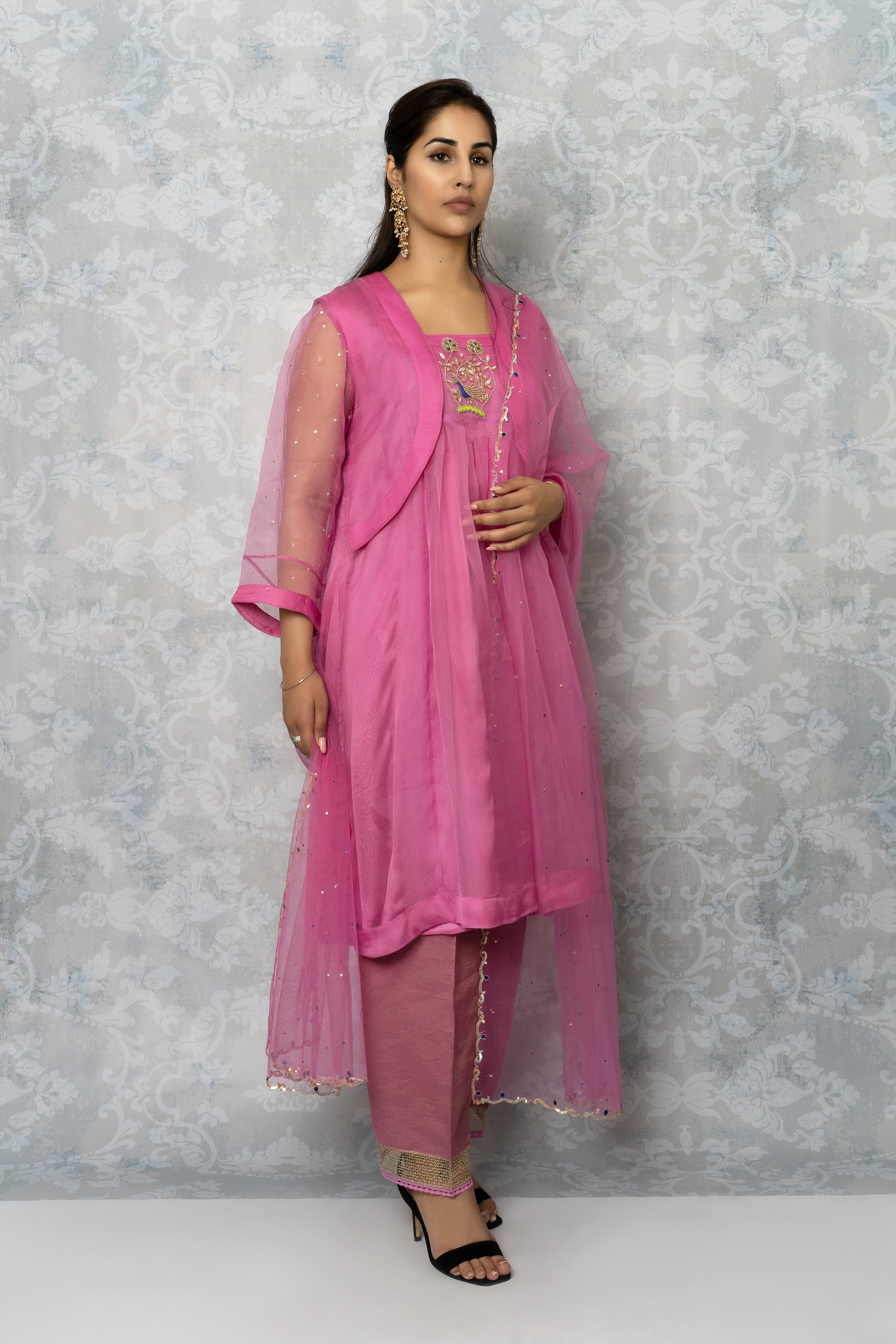 Fuchsia Shagun Kurta Set