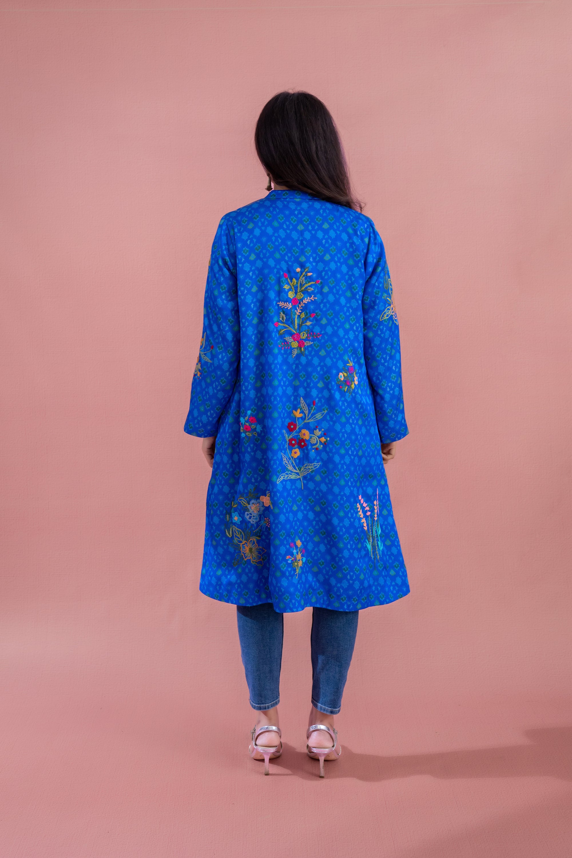 Flowers in my garden jacket