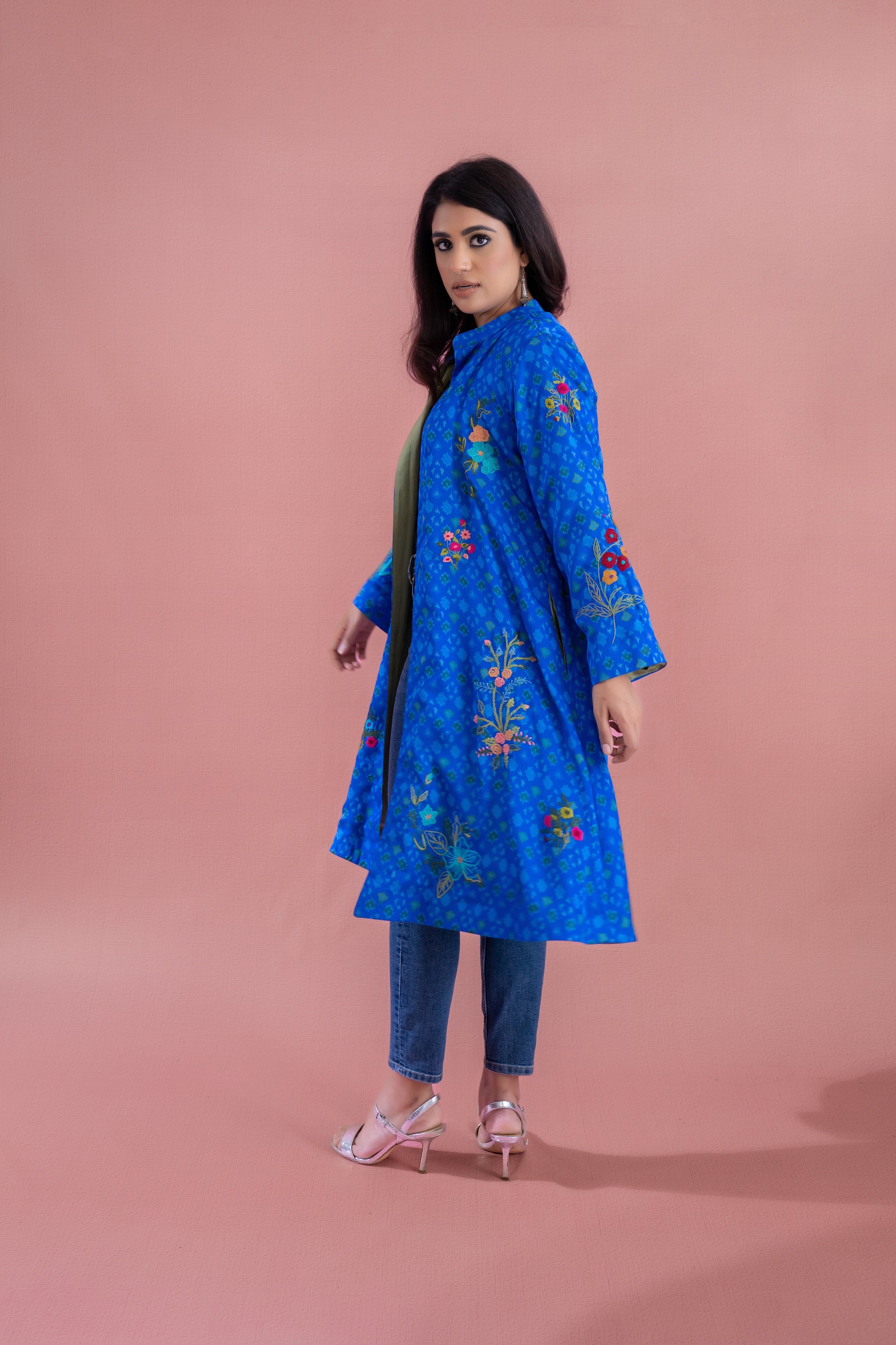 Flowers in my garden jacket