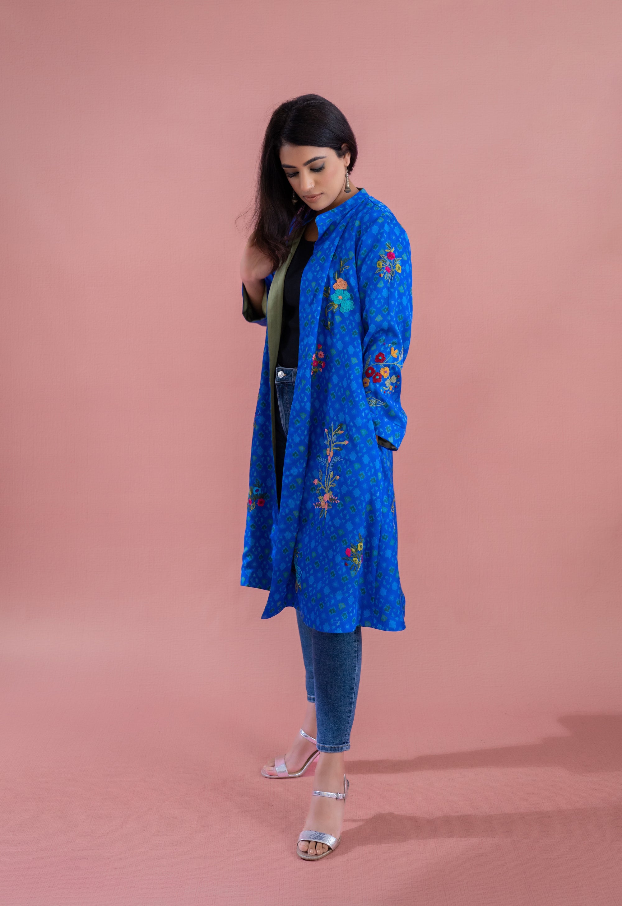 Flowers in my garden jacket