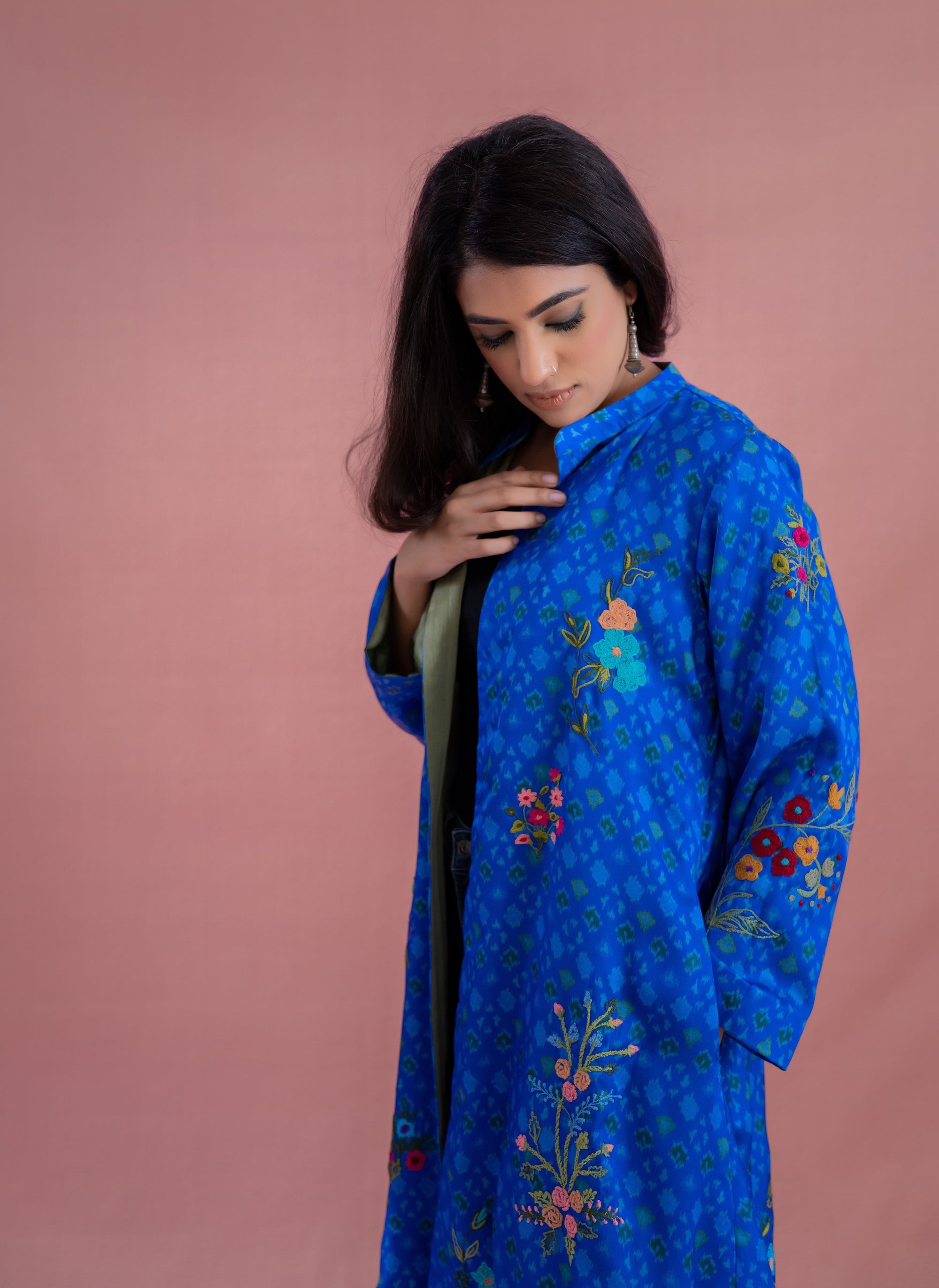 Flowers in my garden jacket