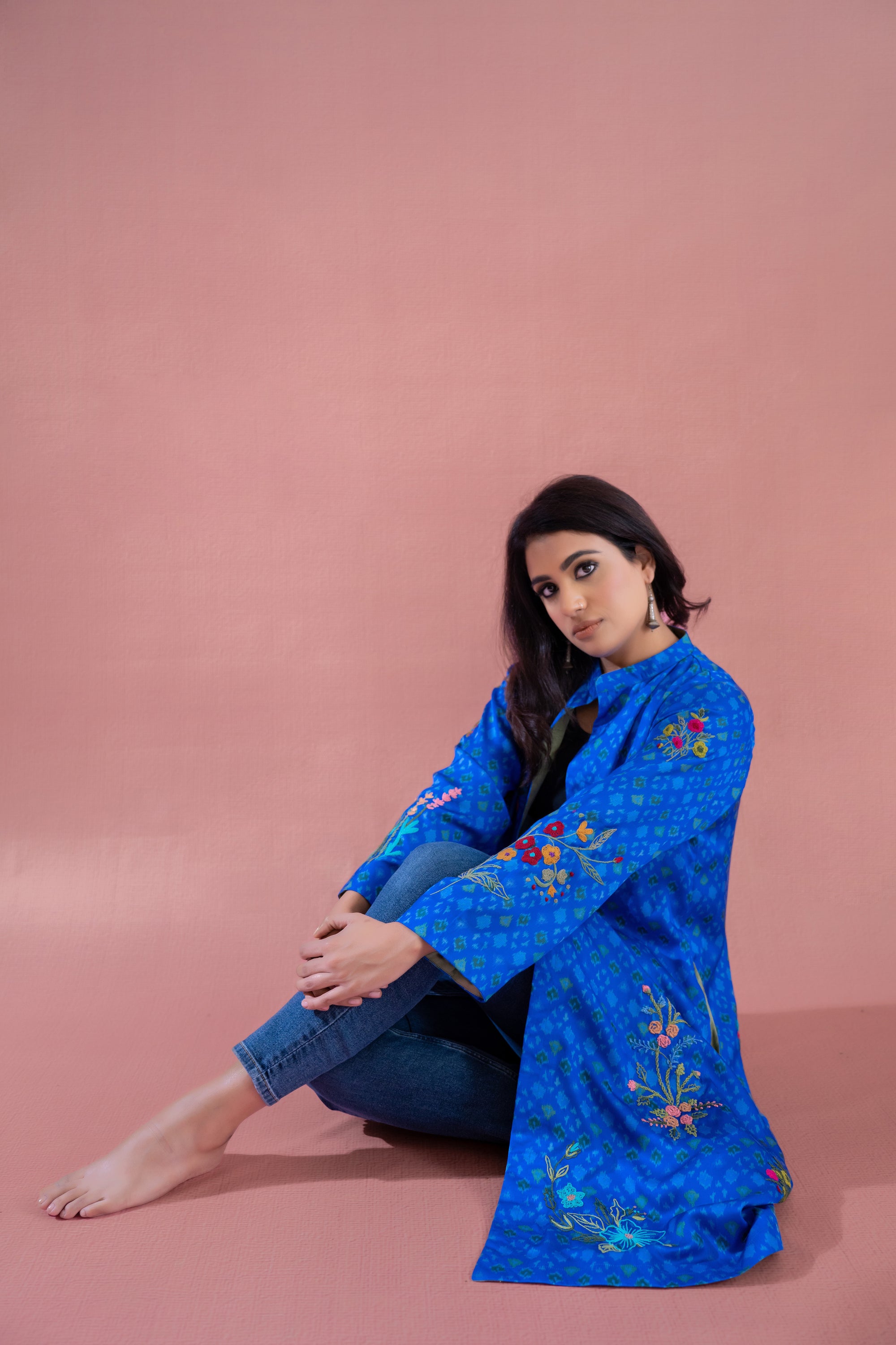 Flowers in my garden jacket