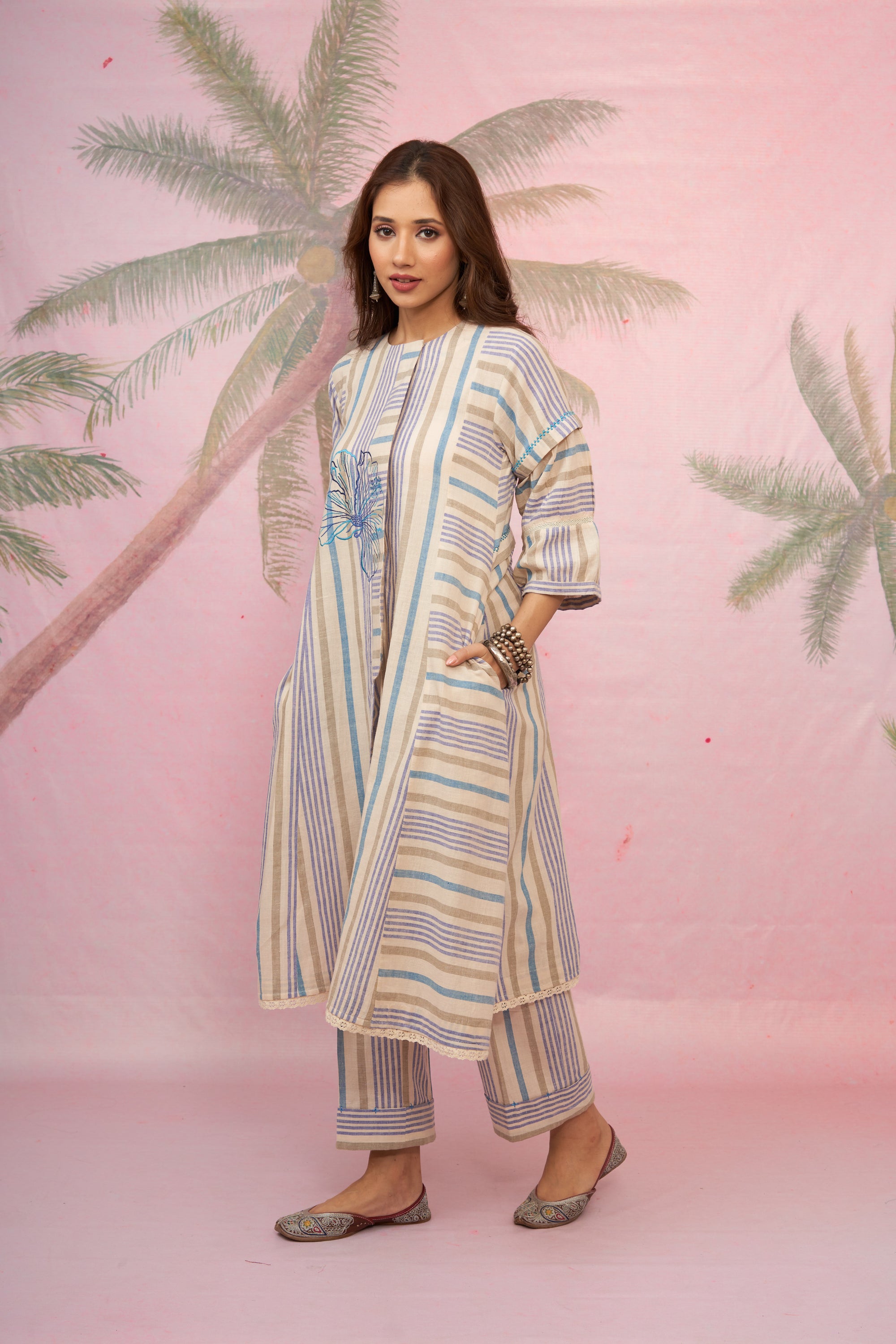 Tropical Streak Pants