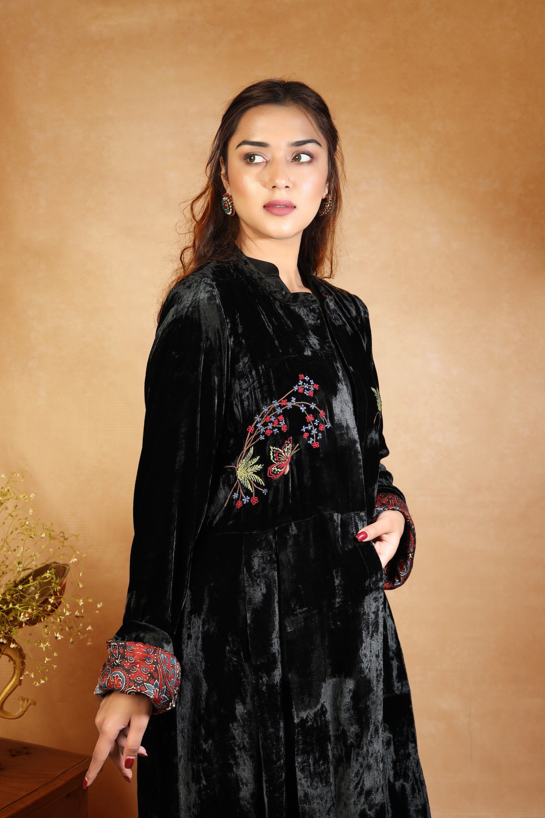Black Diamond Duster Coat