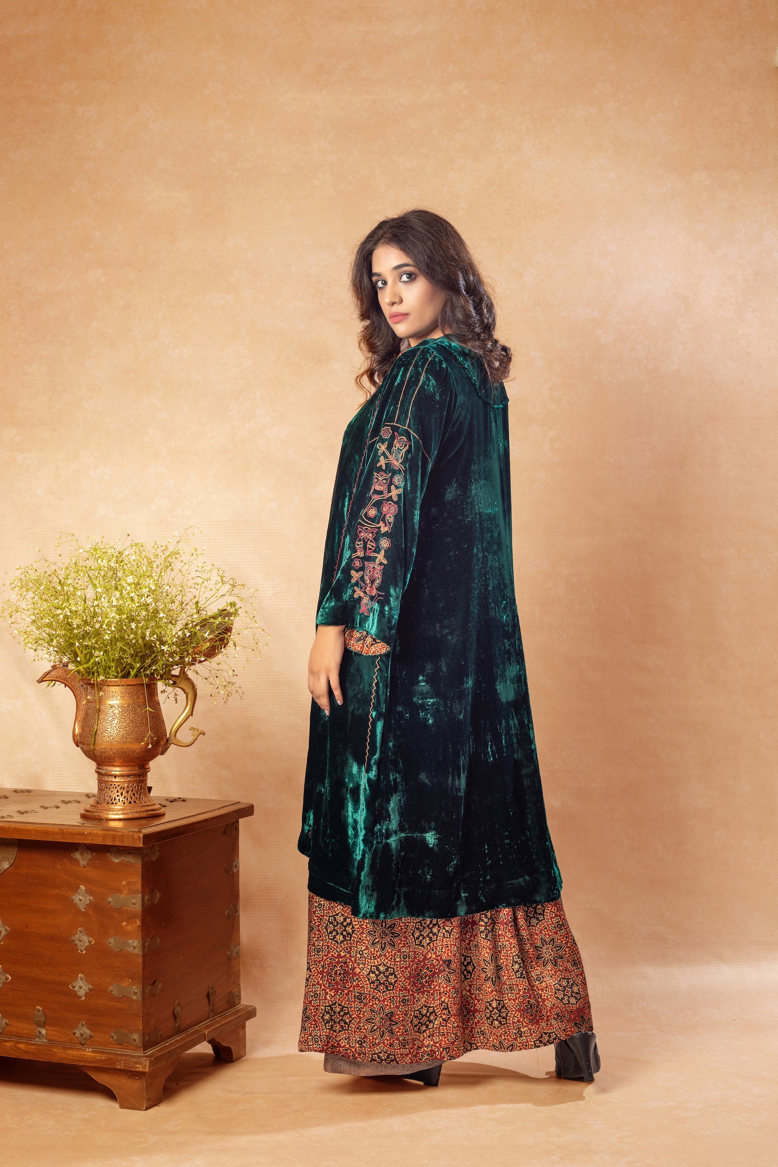 Emerald Duster Coat