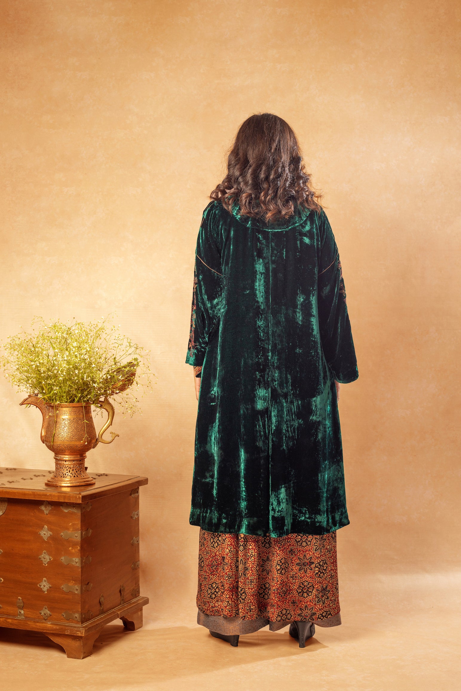 Emerald Duster Coat