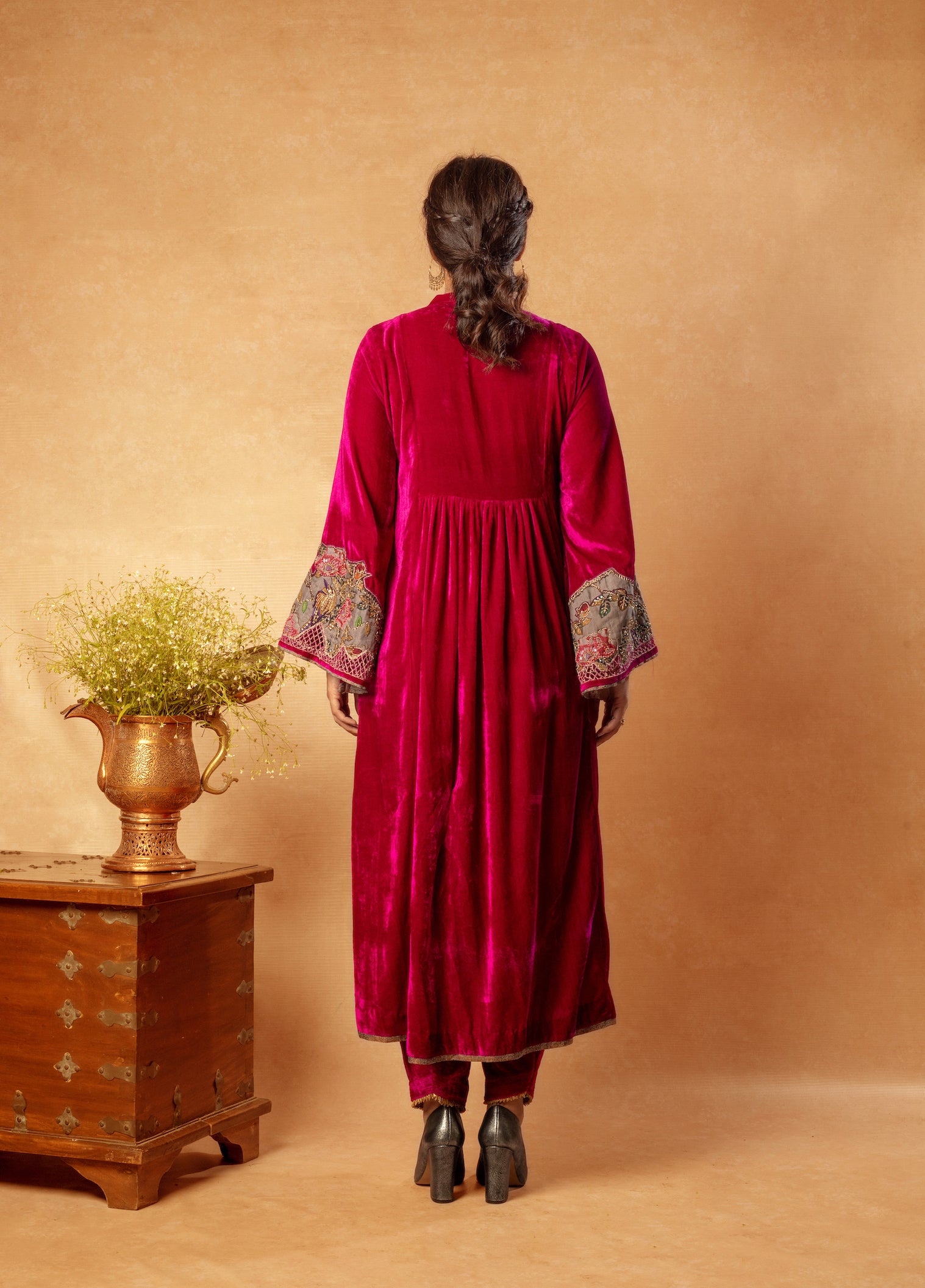 Fuchsia Salwaar Kameez