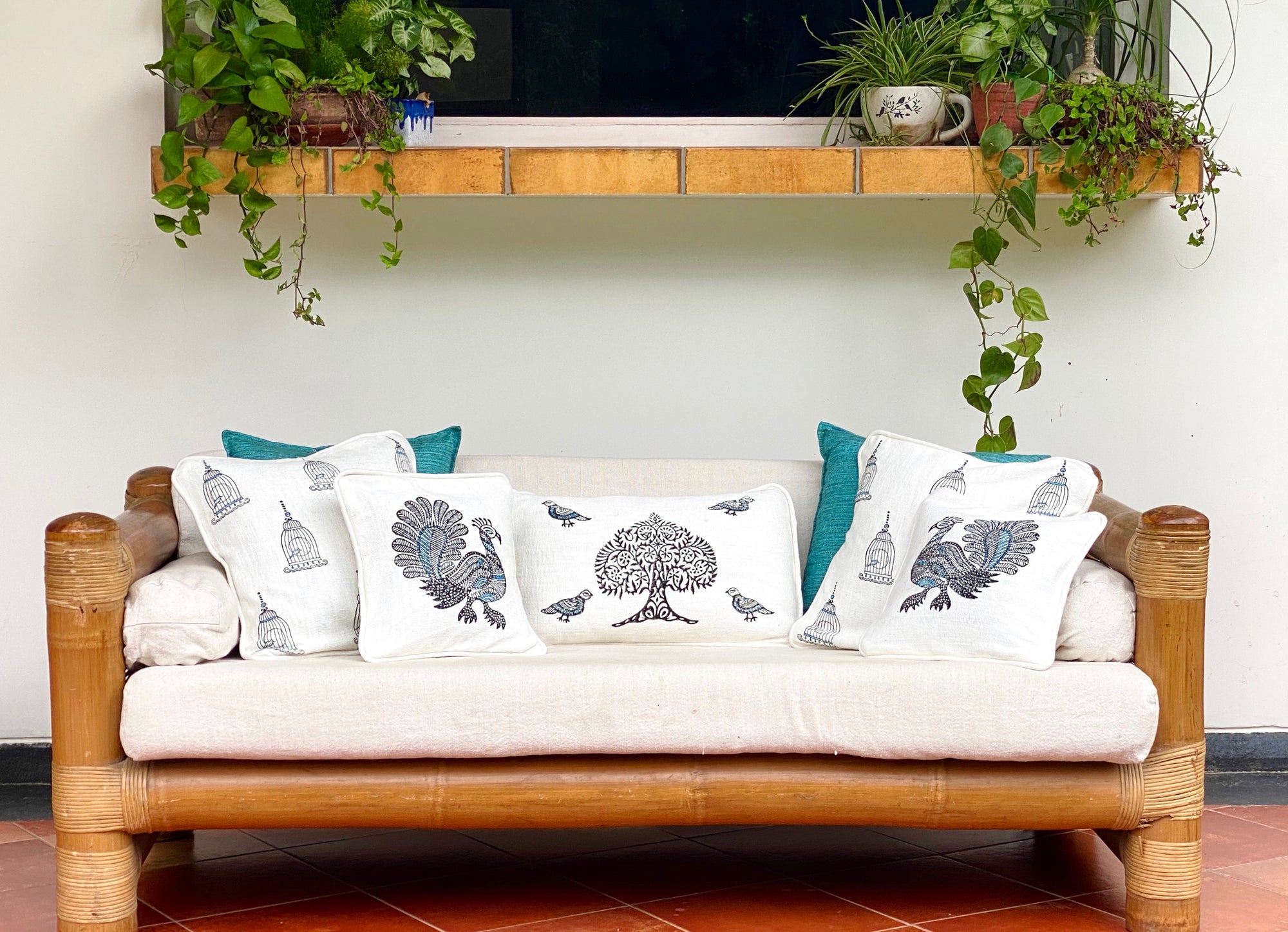 Off White Cushion Cover Set