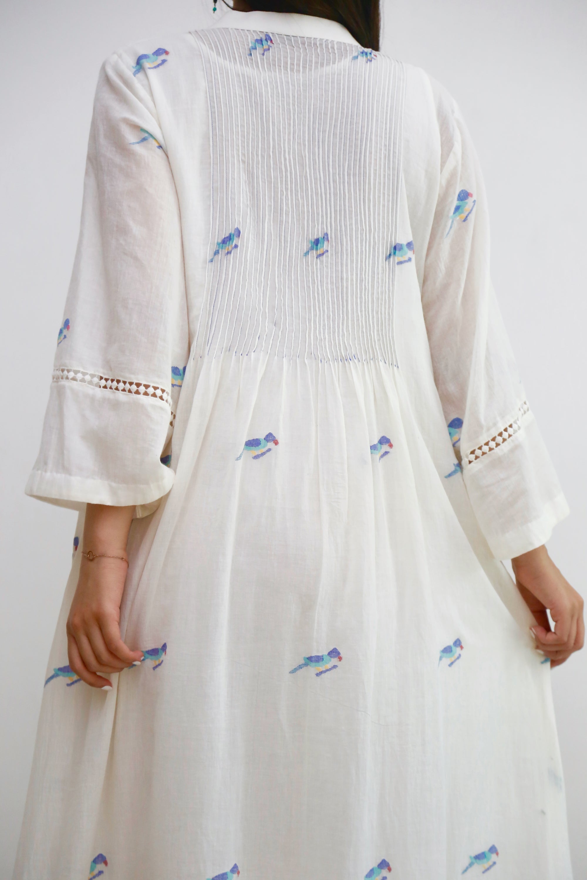 Ivory Bird Of Paradise Dress