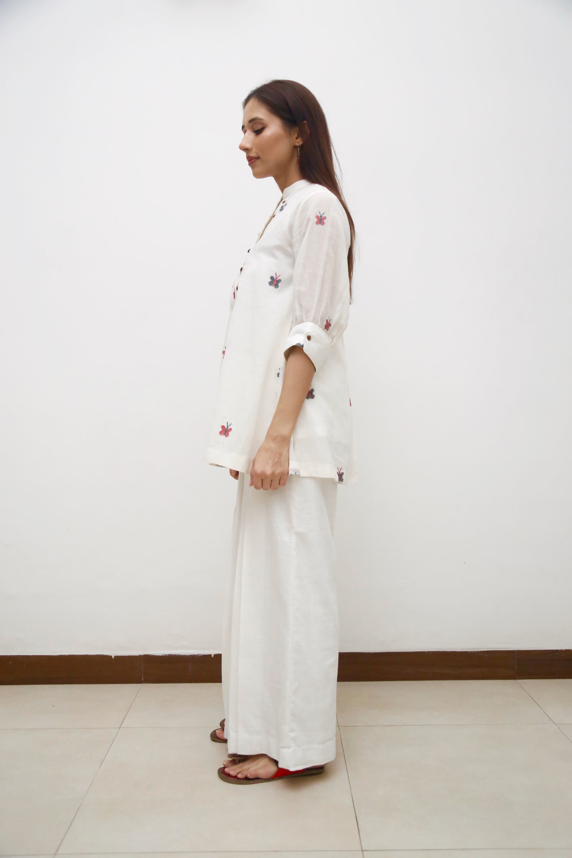 Off White Garden Top