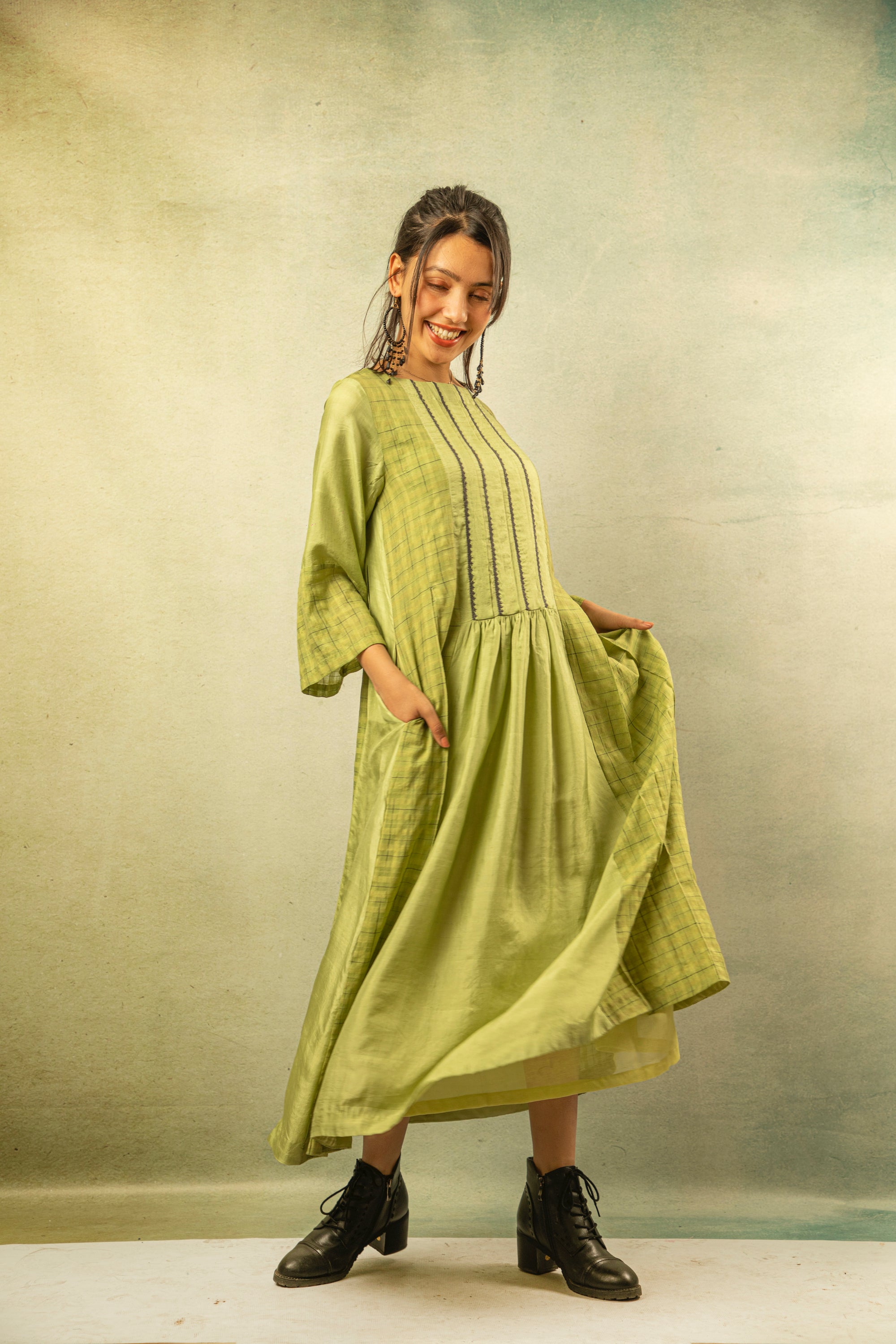Green Prasine Dress