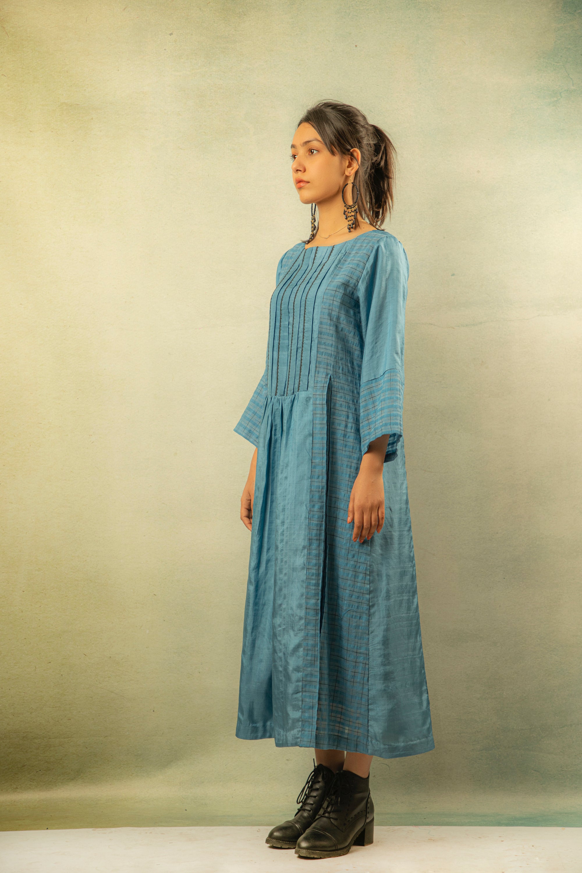 Blue Morning Glory Dress