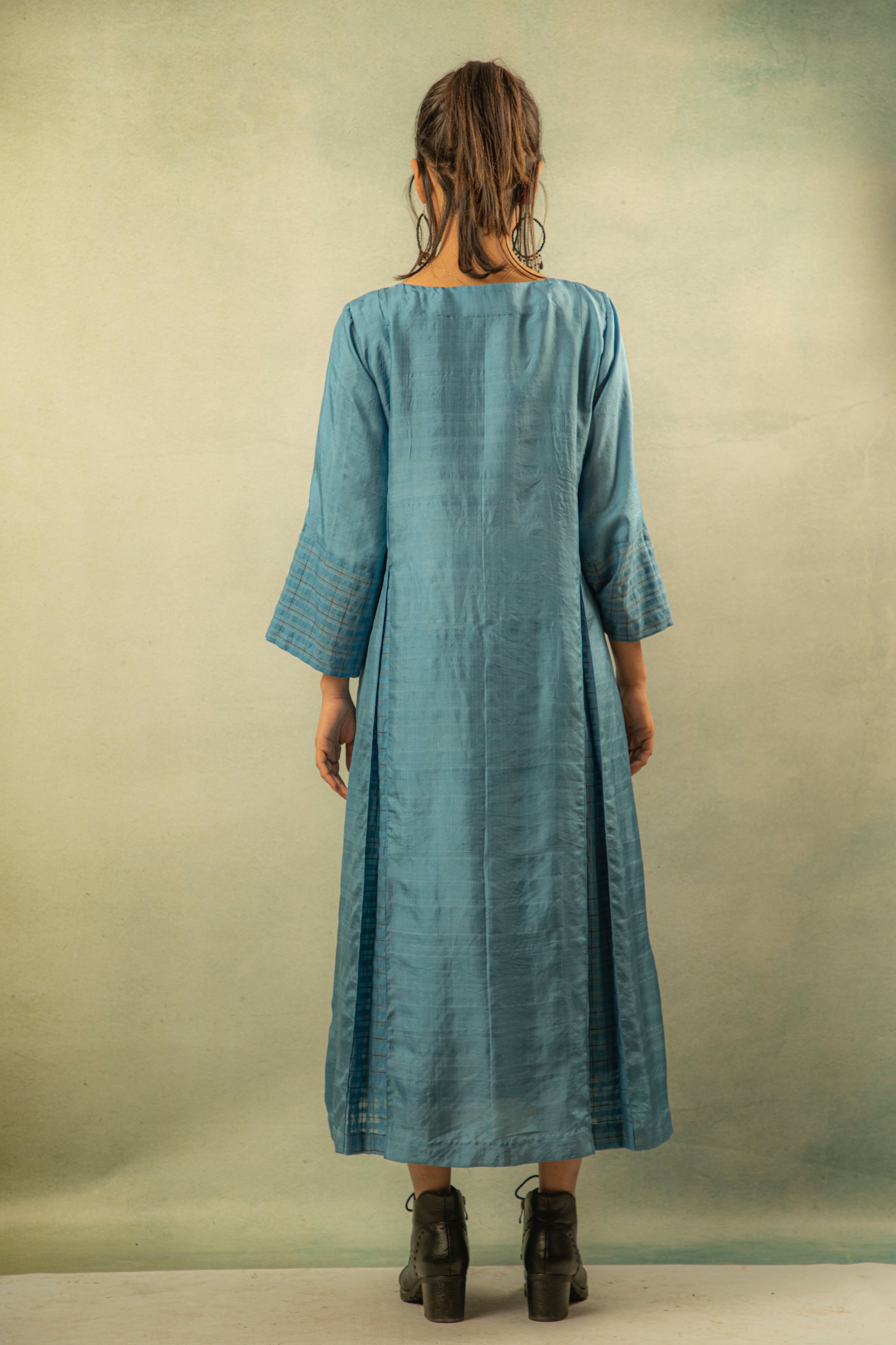 Blue Morning Glory Dress