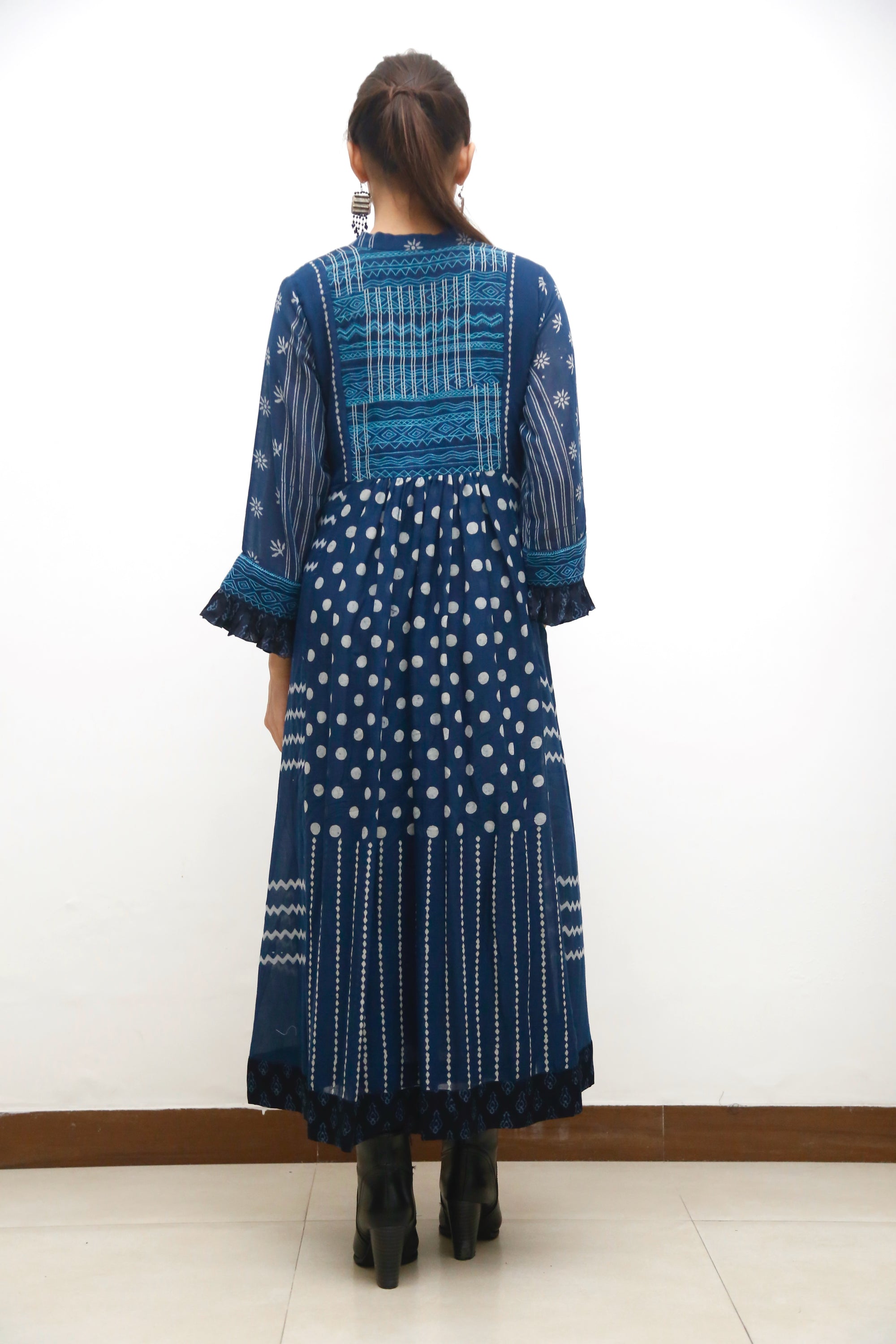 Manjira Indigo Dress