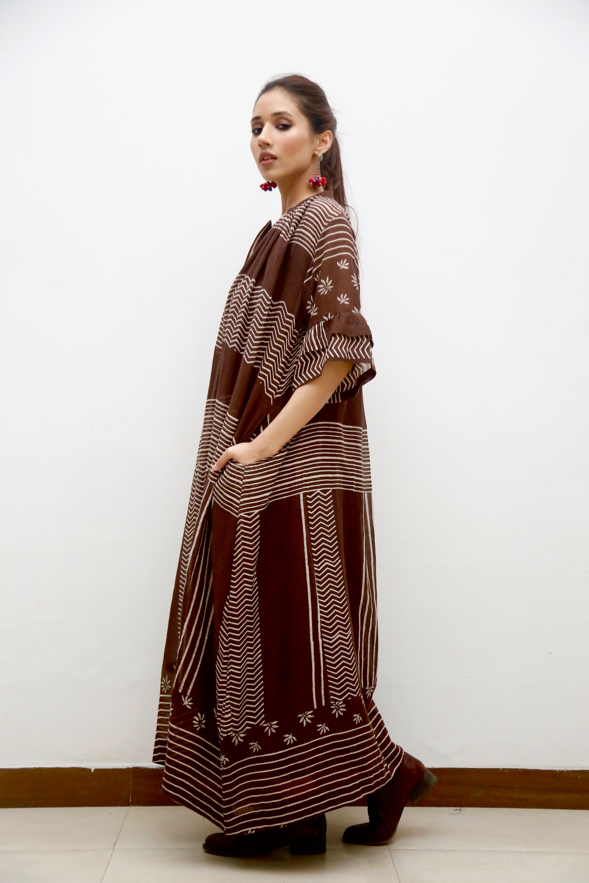 Ektara Brown Dress