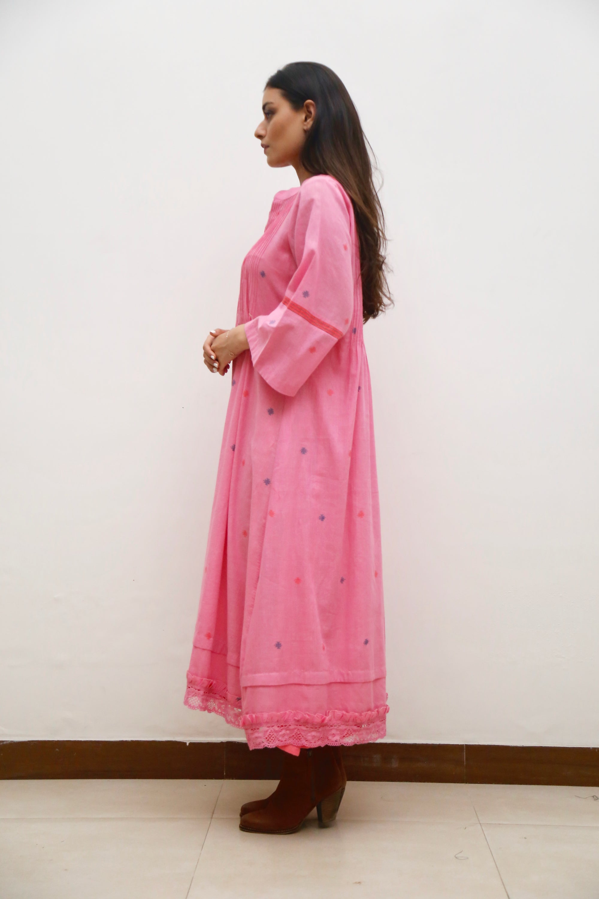 Ruman Pink Dress