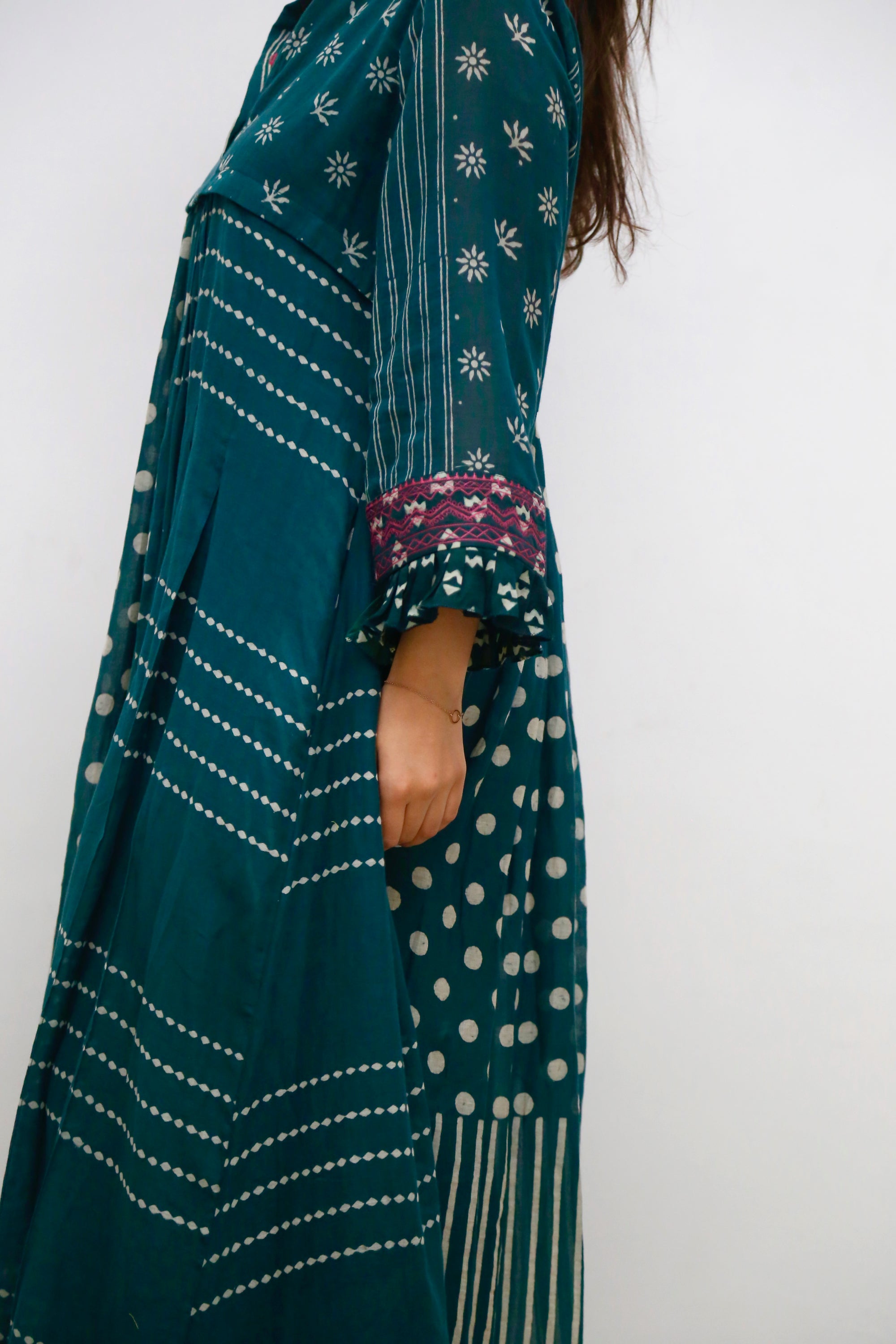 Manjira Green Dress