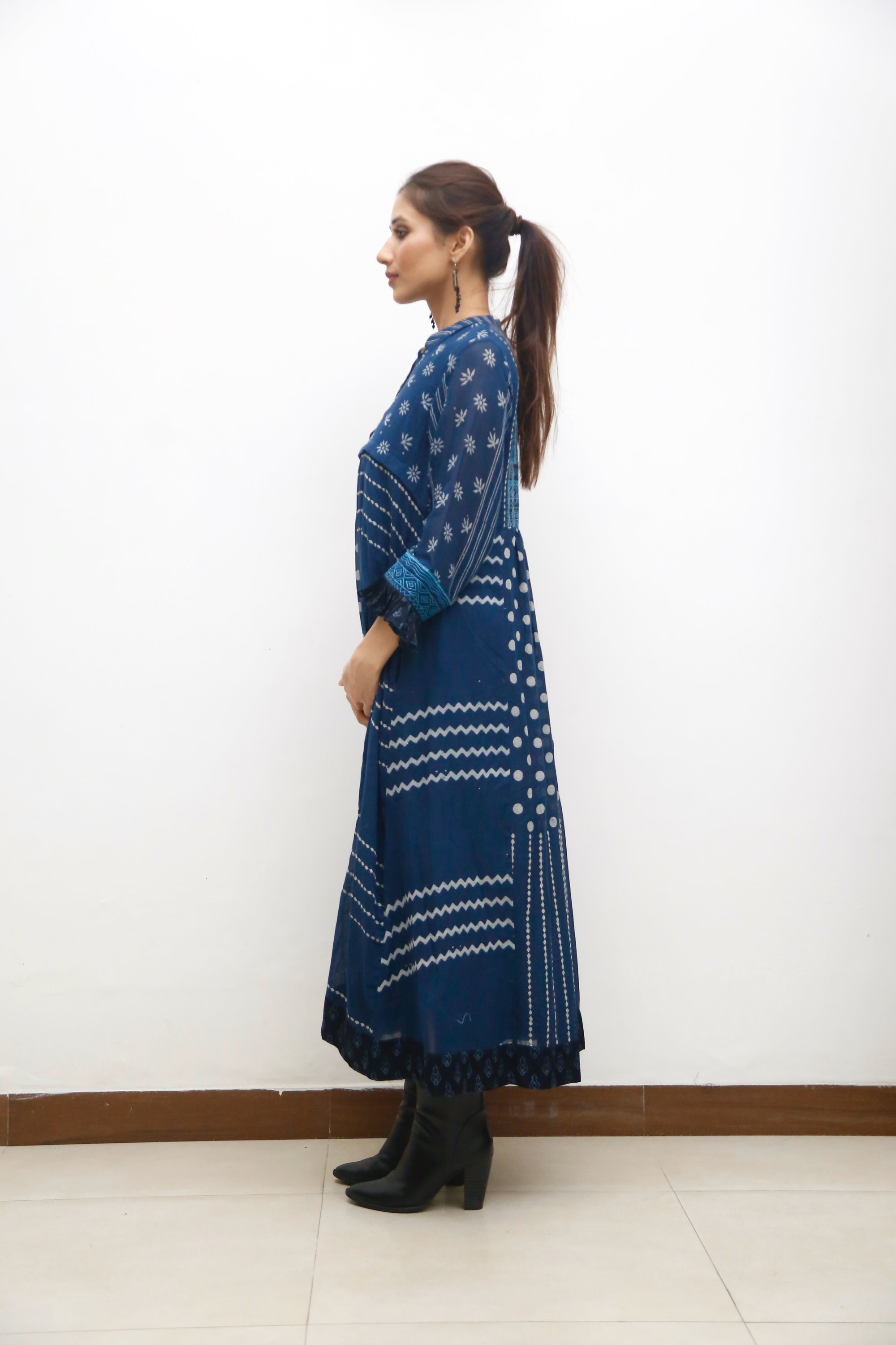Manjira Indigo Dress