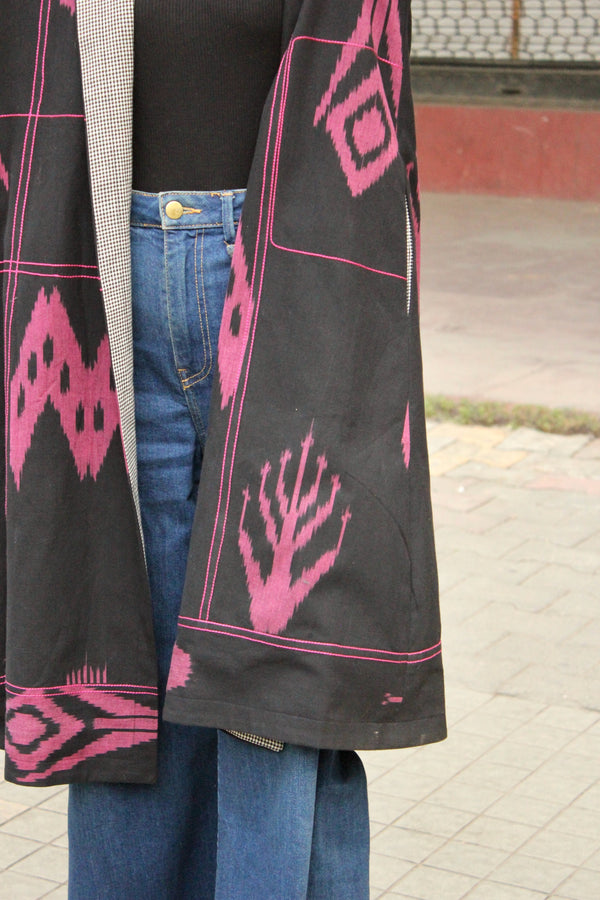 Black and Fuchsia Pink