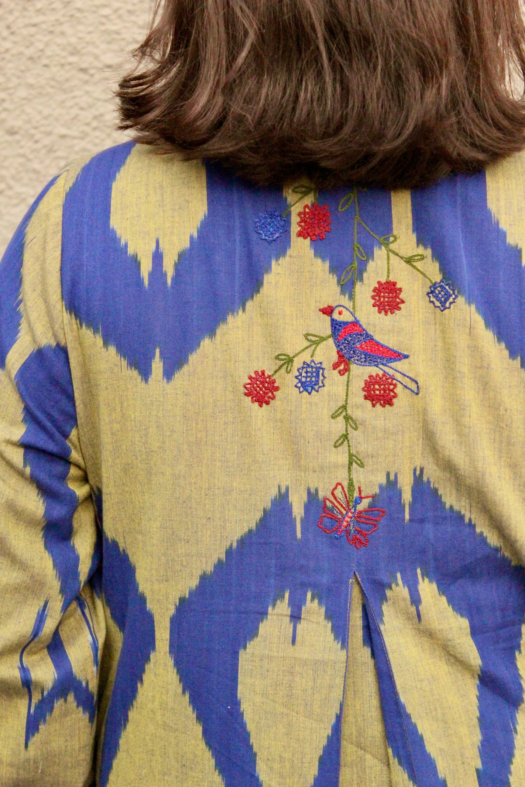 Green and Cobalt Pink