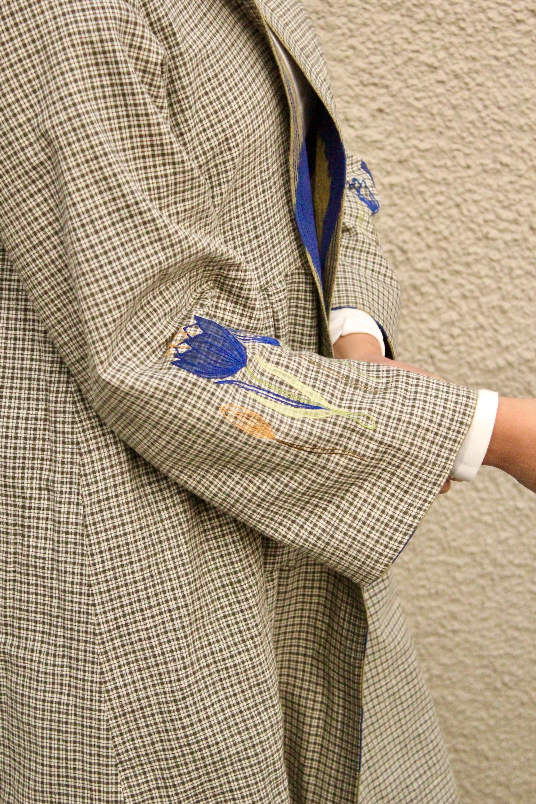 Green and Cobalt Pink