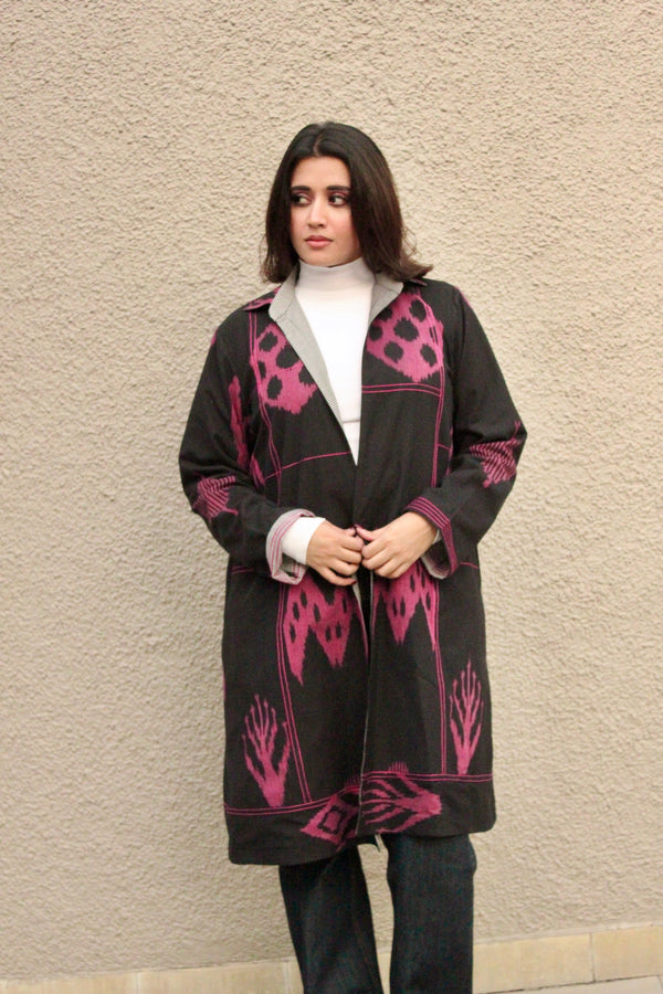 Black and Fuchsia Pink