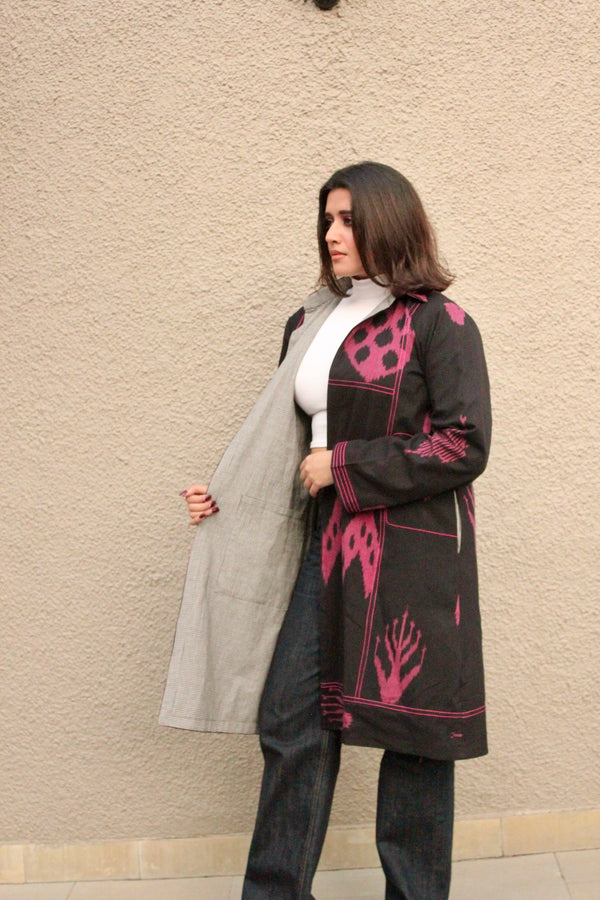 Black and Fuchsia Pink