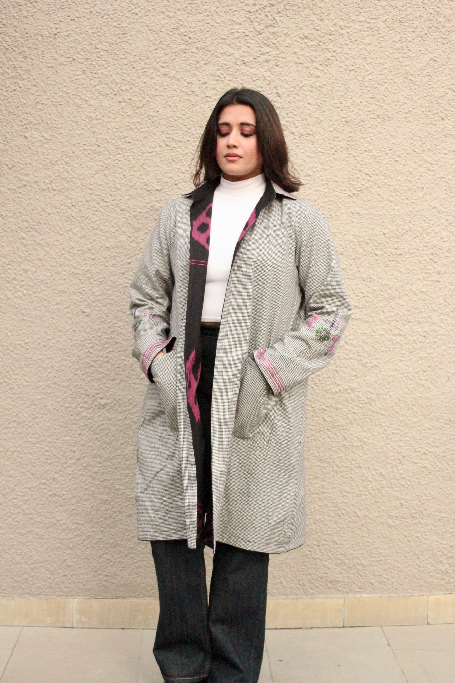 Black and Fuchsia Pink