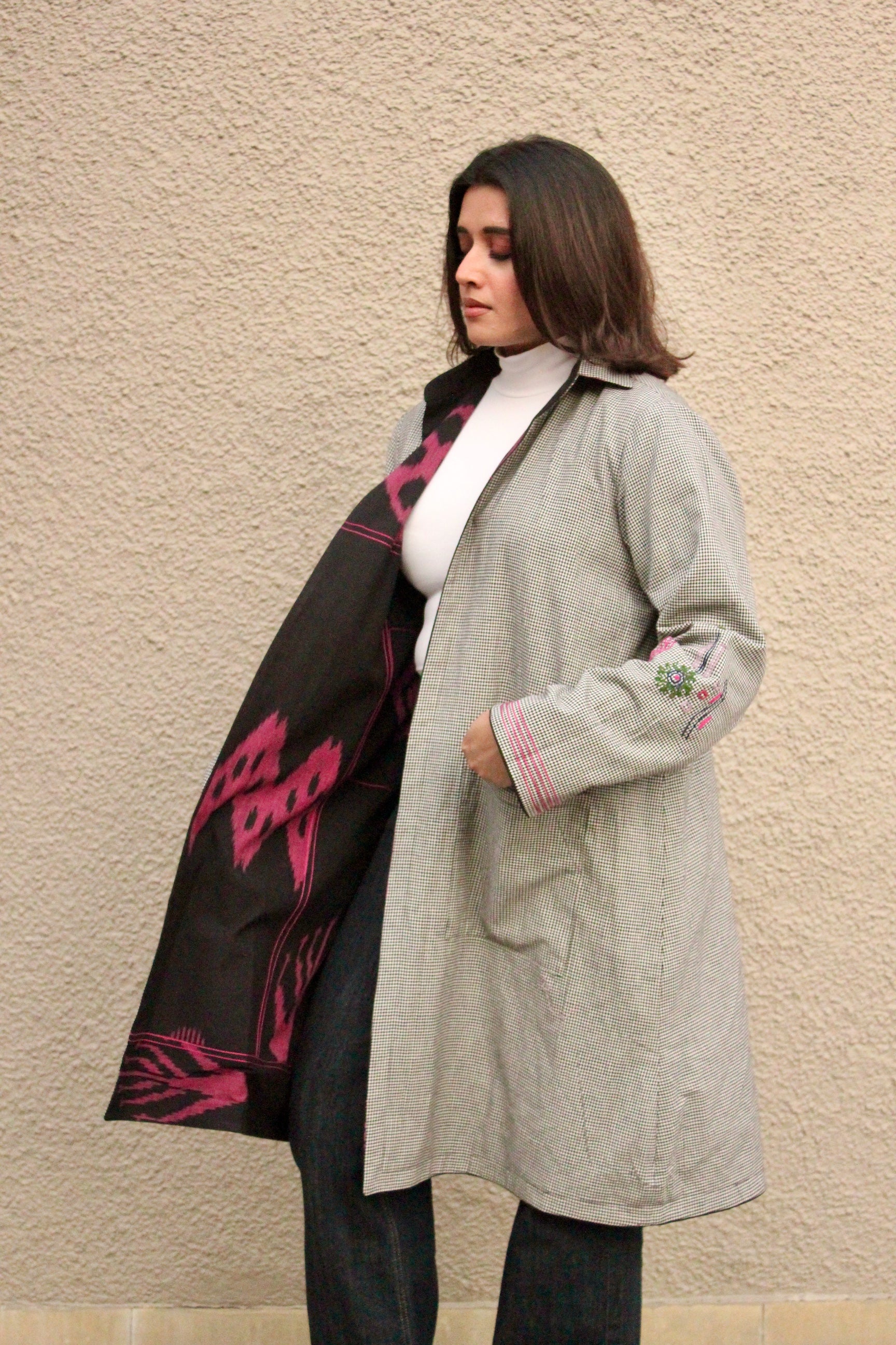 Black and Fuchsia Pink