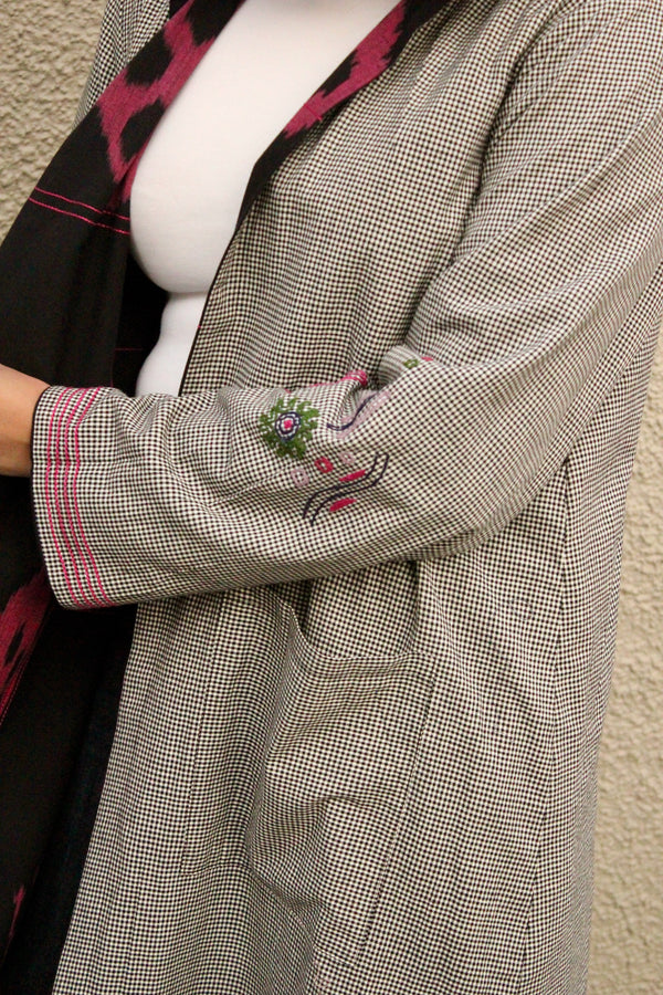 Black and Fuchsia Pink