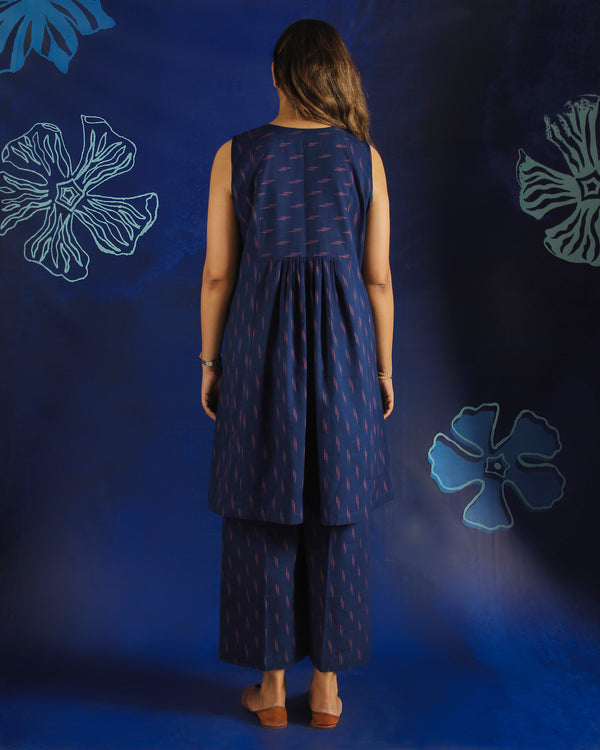 Blue Ikat Dress