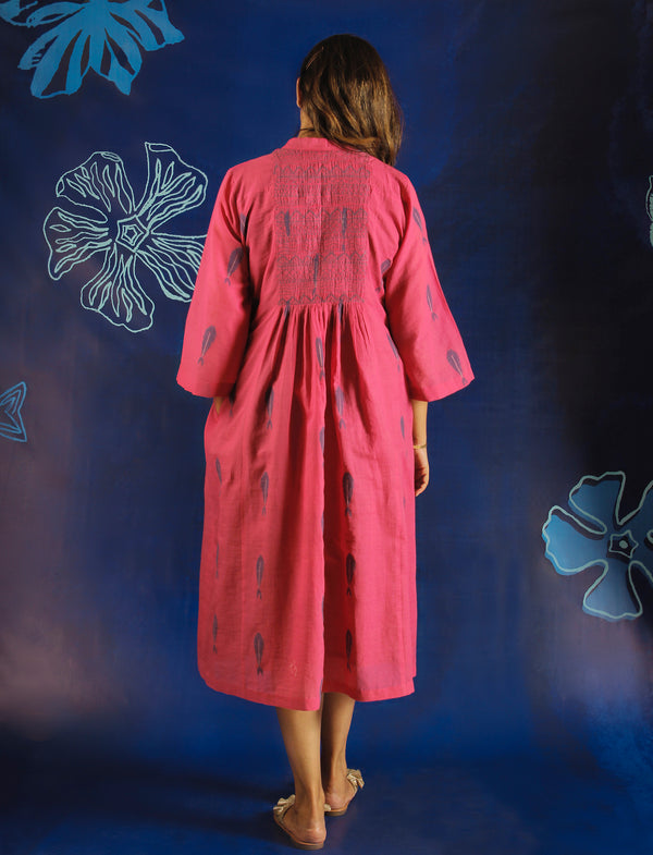 Salmon Long Dress