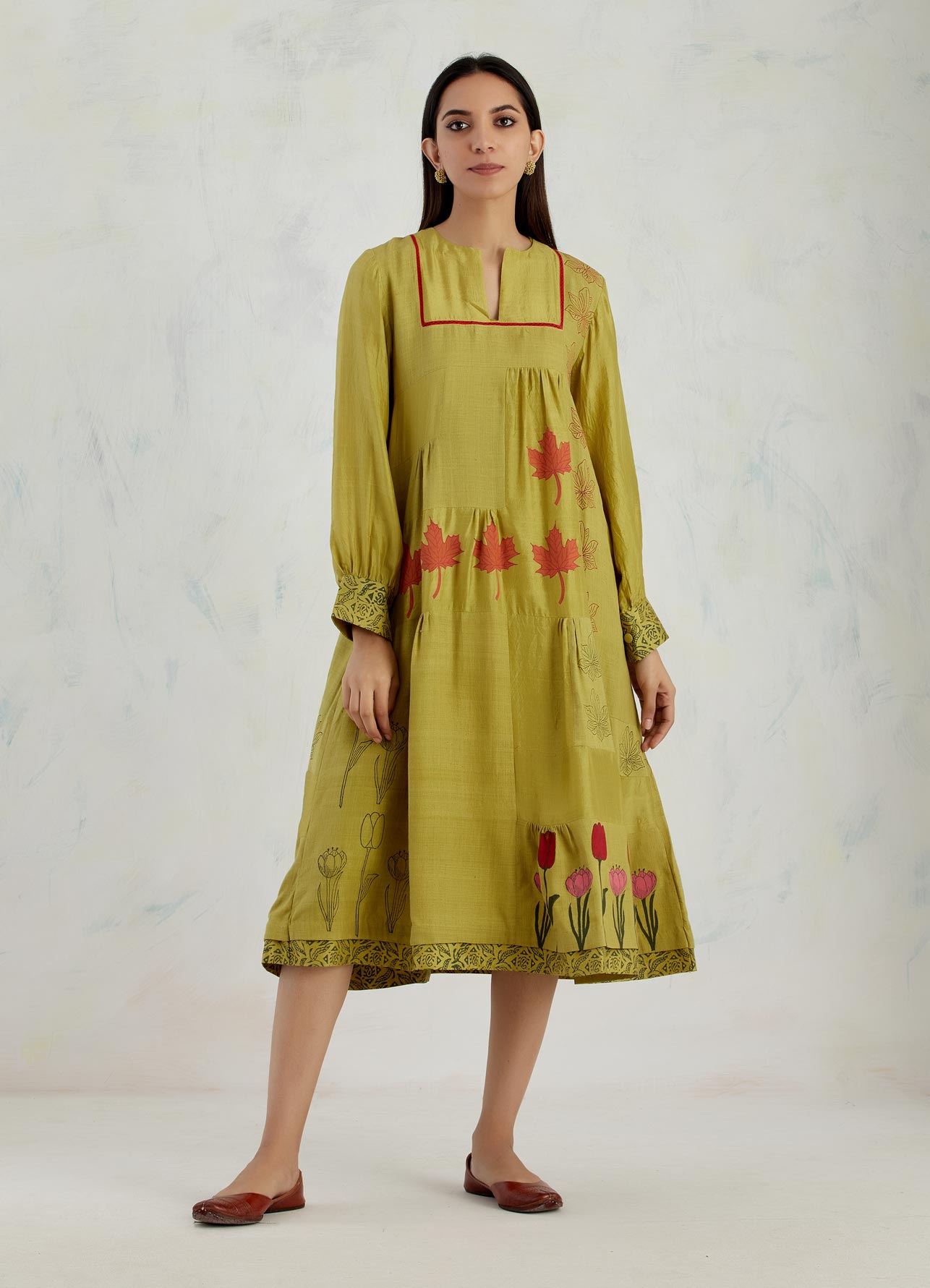 Autumn Chinar Dress