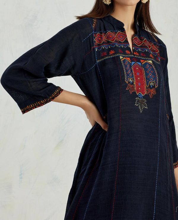Black Gujjar Kurta Set