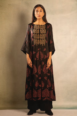 Black Moon Embroidered Tunic