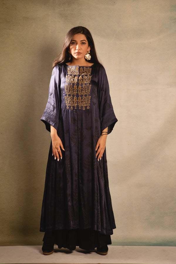 Indigo Moon Embroidered Tunic
