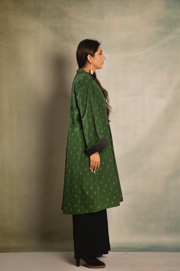 Green Double Breasted Jacket